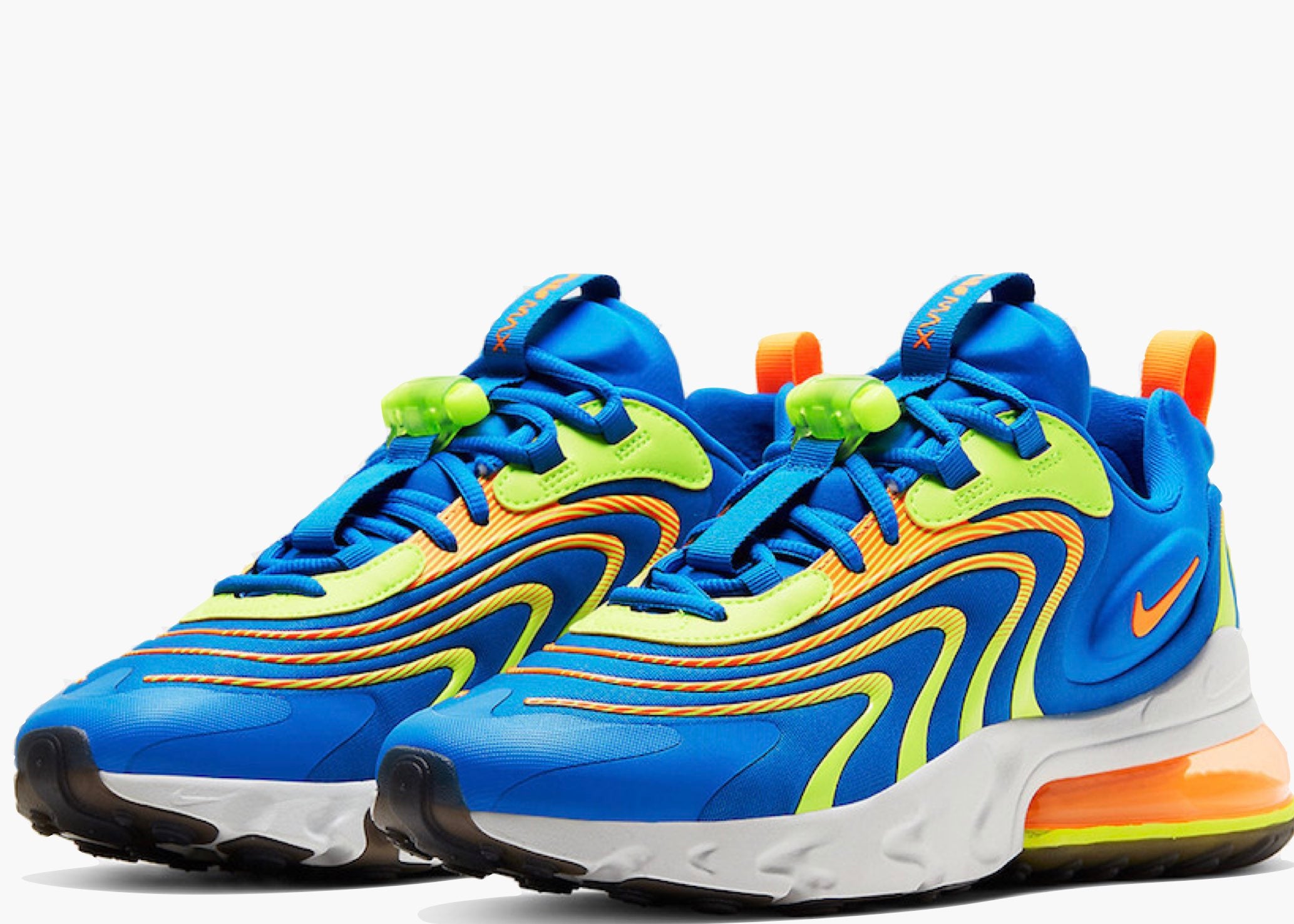 Nike Air Max 270 React Eng Soar Total Orange Volt Hype Clothinga Limited Edition