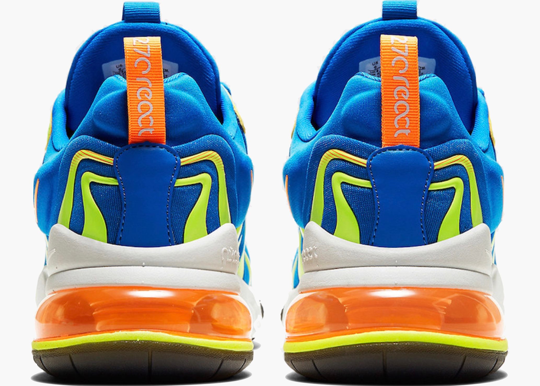 Nike Air Max 270 React Eng Soar Total Orange Volt Hype Clothinga Limited Edition
