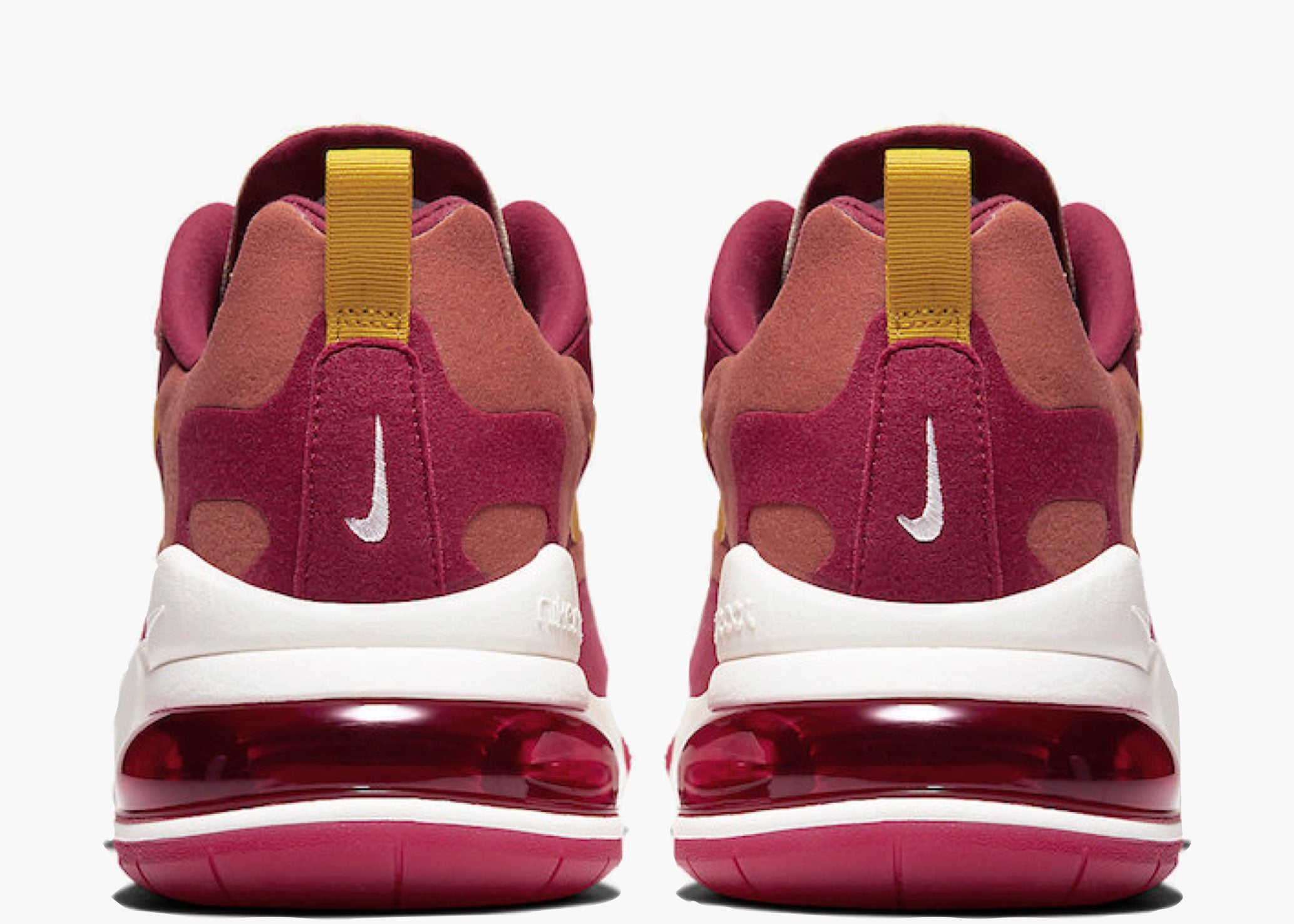 Nike Air Max 270 React Noble Red Team Gold