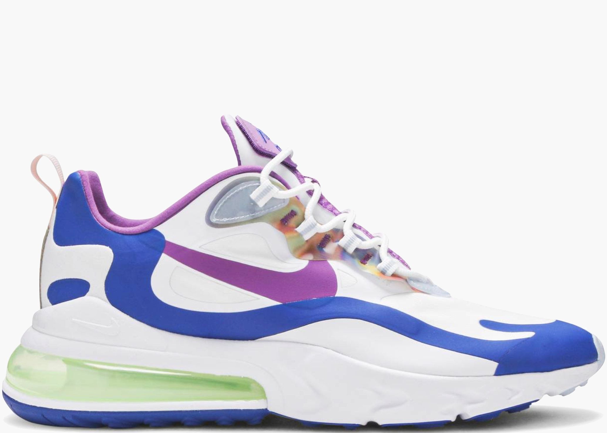 Nike Air Max 270 React White Berry Royal CW0630-100 Hype Clothinga