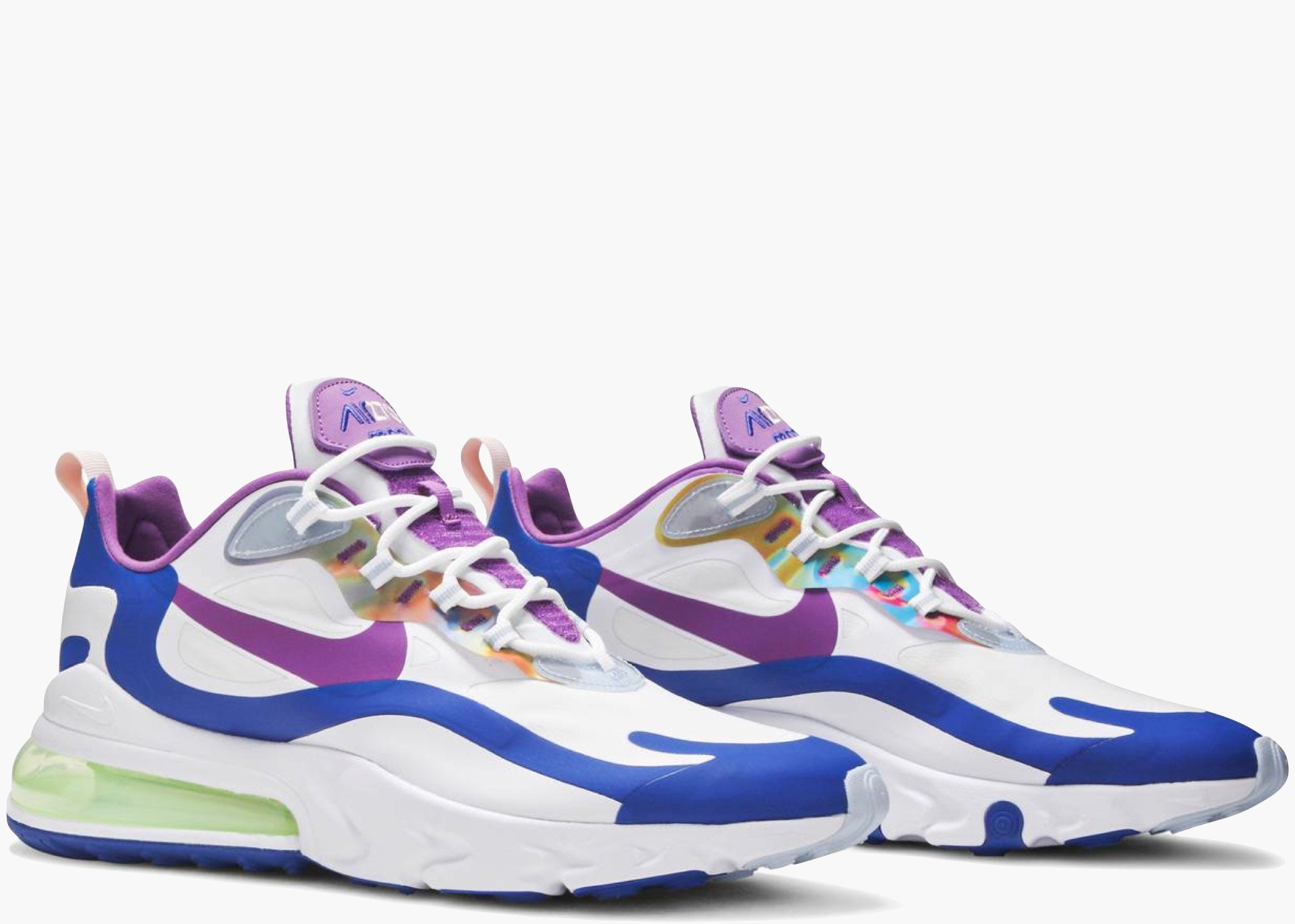 Nike Air Max 270 React White Berry Royal CW0630-100 Hype Clothinga