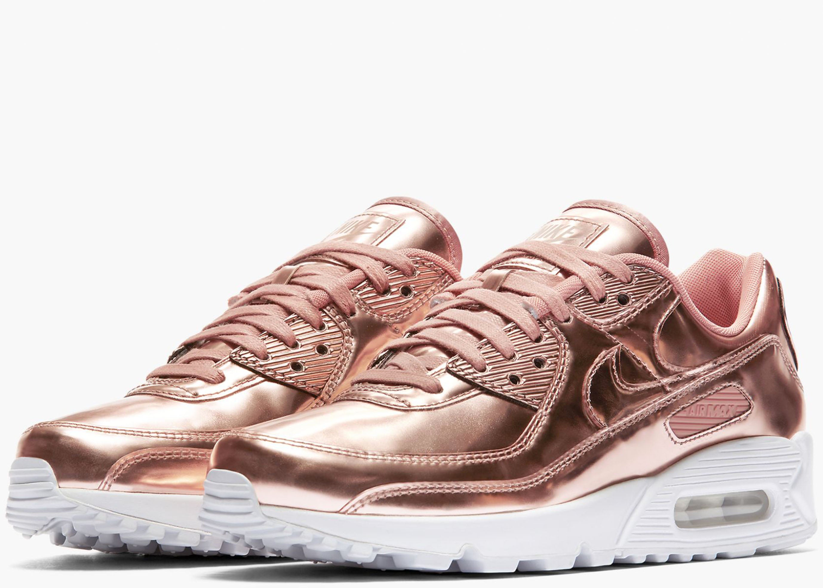 Nike Air Max 90 Metallic Rose Gold CQ6639-600 Hype Clothinga Limited edition