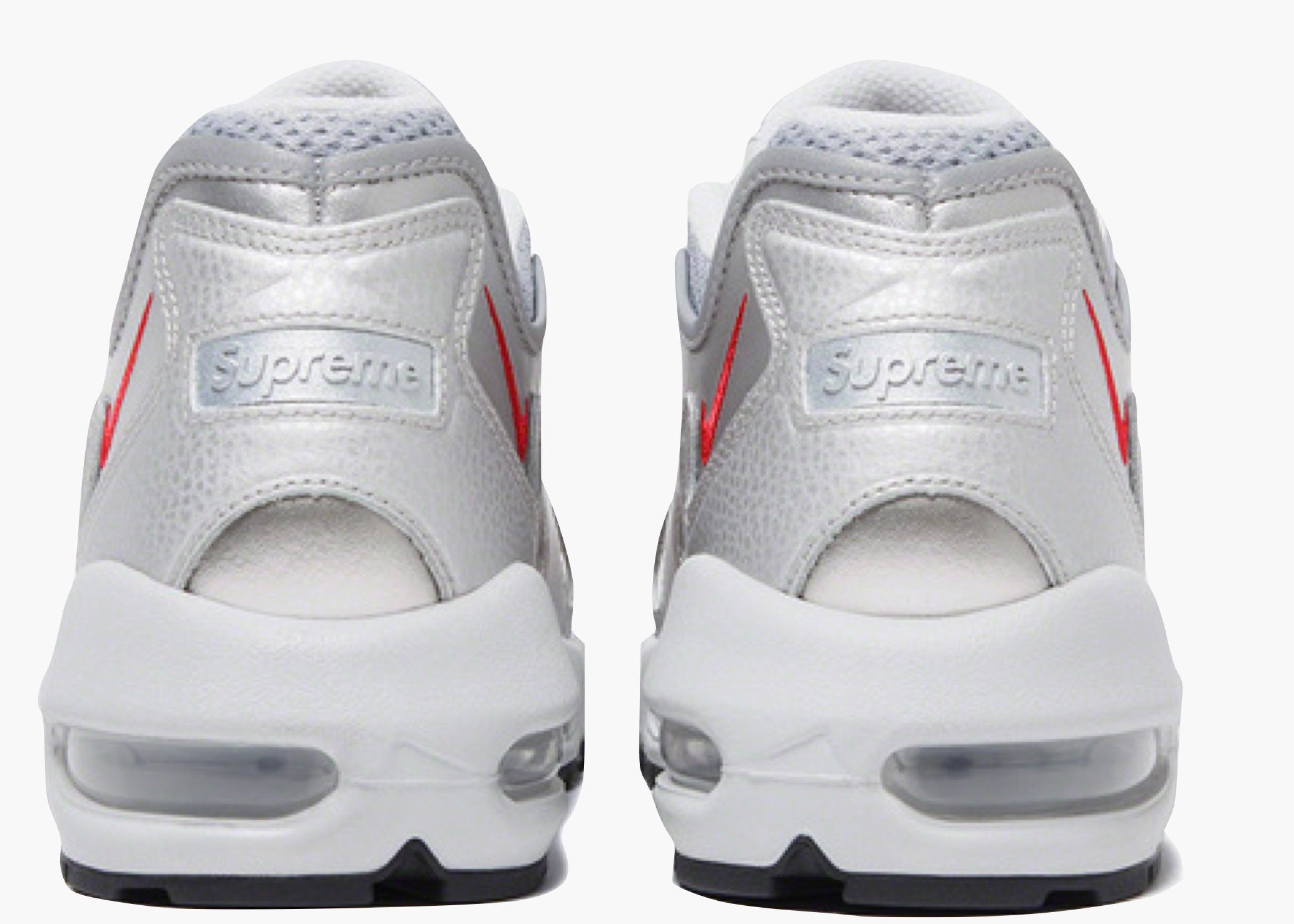 Nike Air Max 96 Supreme Silver Bullet Silver Hype Clothinga Limited Edition