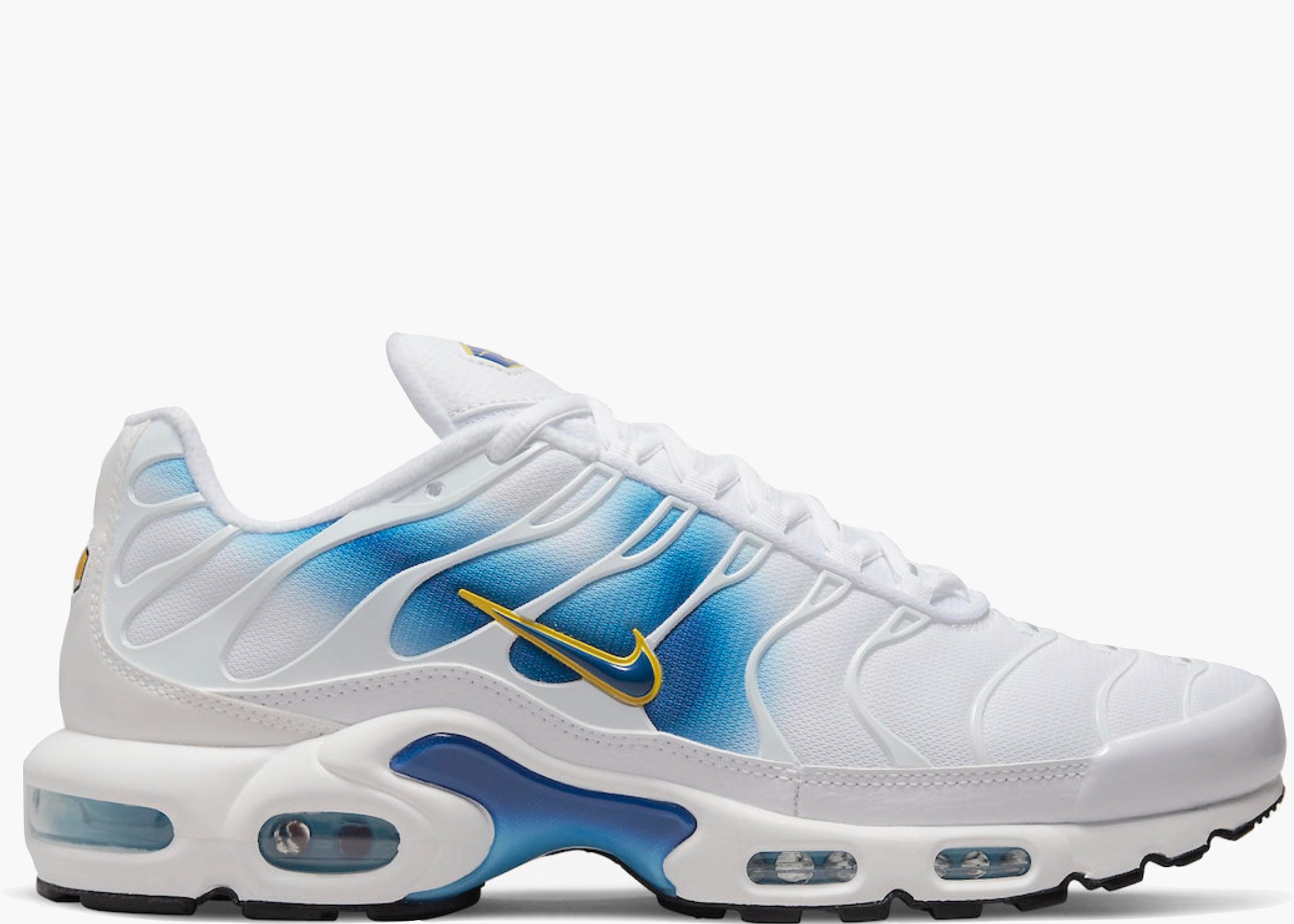 Nike Air Max Plus TN Spray Paint Swoosh White Blue DX8962-100 Hype Clothinga Limited Edition