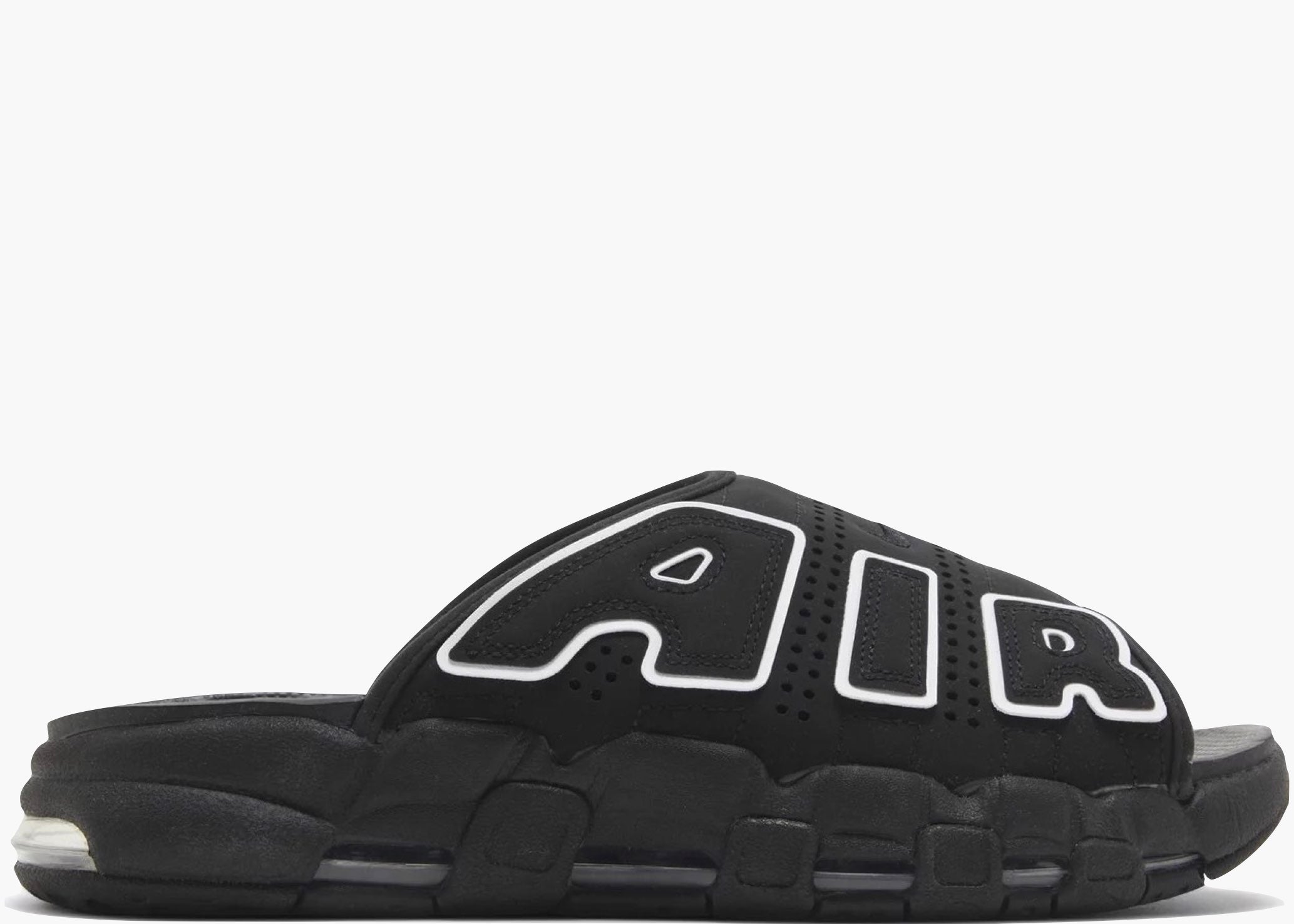 Nike Air More Uptempo Slide OG Black White  DV2137-001 Hype Clothinga Limited Edition