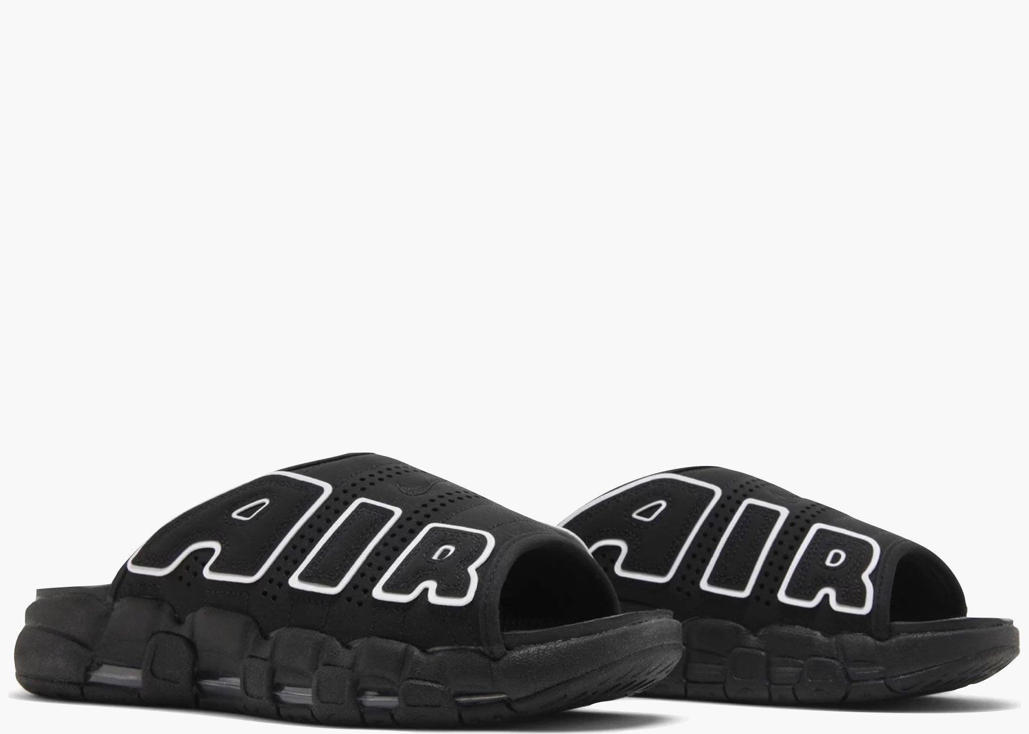 Nike Air More Uptempo Slide OG Black White  DV2137-001 Hype Clothinga Limited Edition