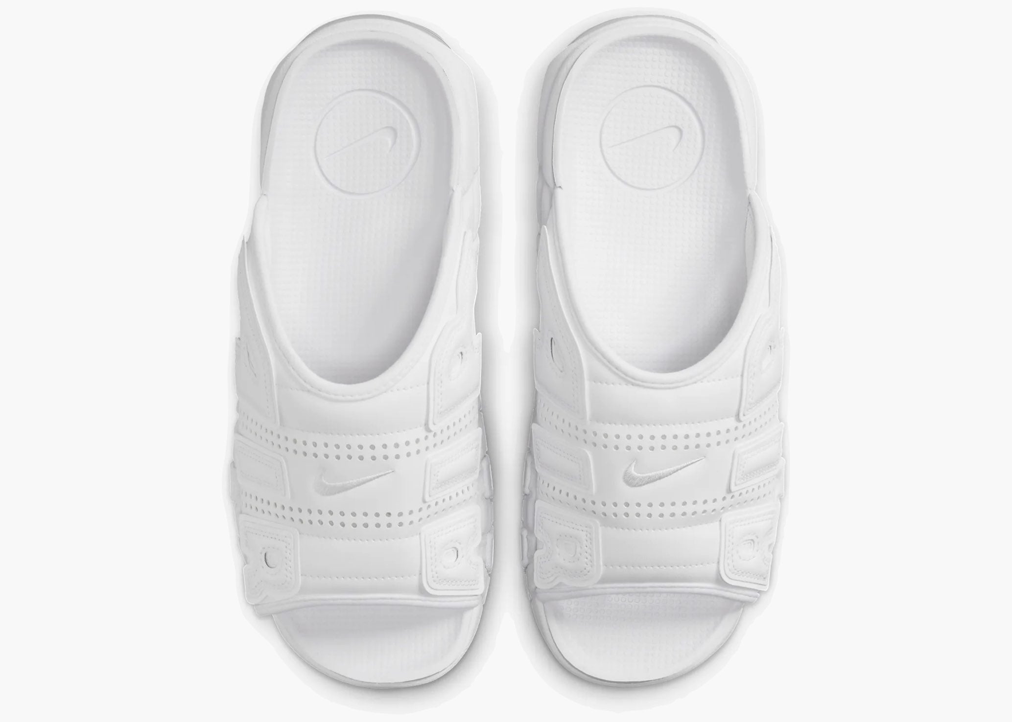 Nike Air More Uptempo Slide Triple White  FD9883-101 Hype Clothinga Limited Edition