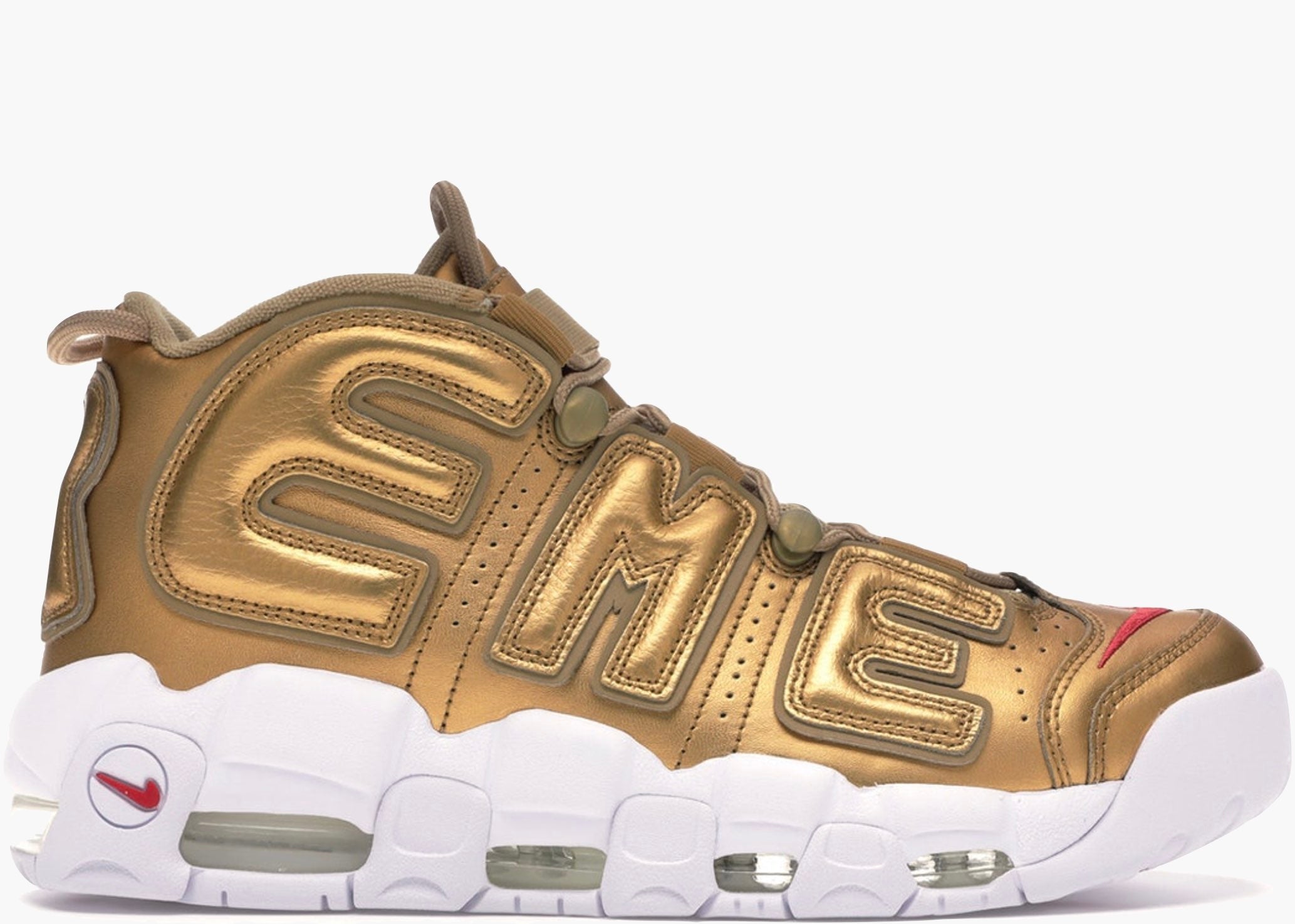 Nike Air More Uptempo Supreme "Suptempo" Gold
