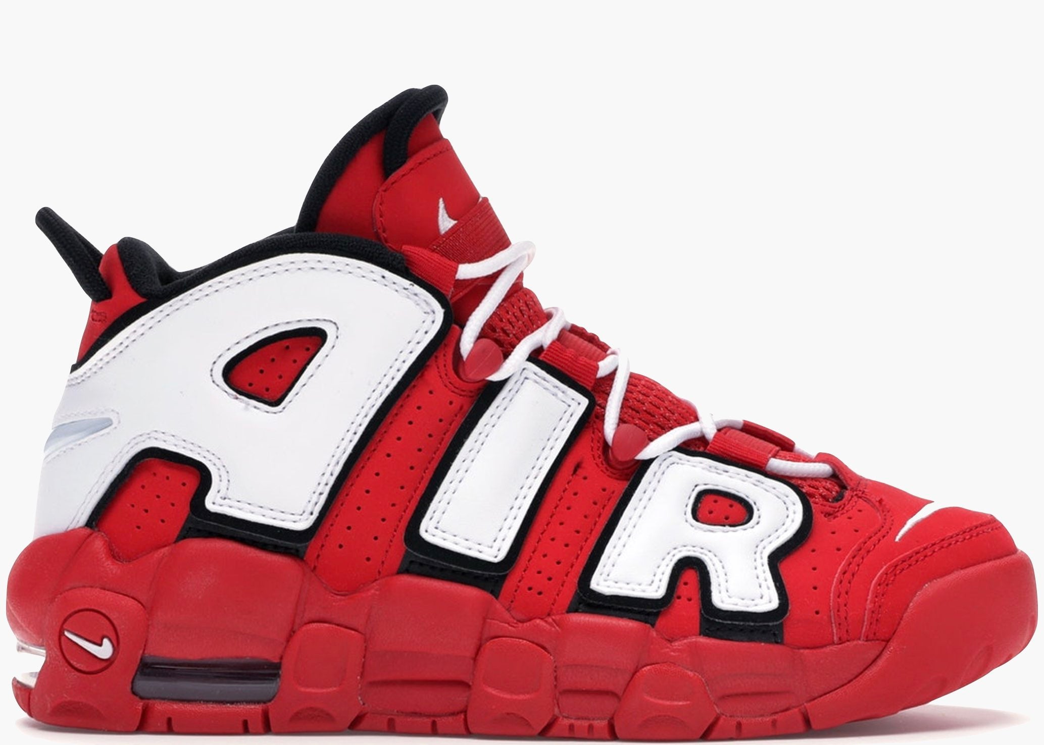 Nike Air More Uptempo University Red Black White (GS)