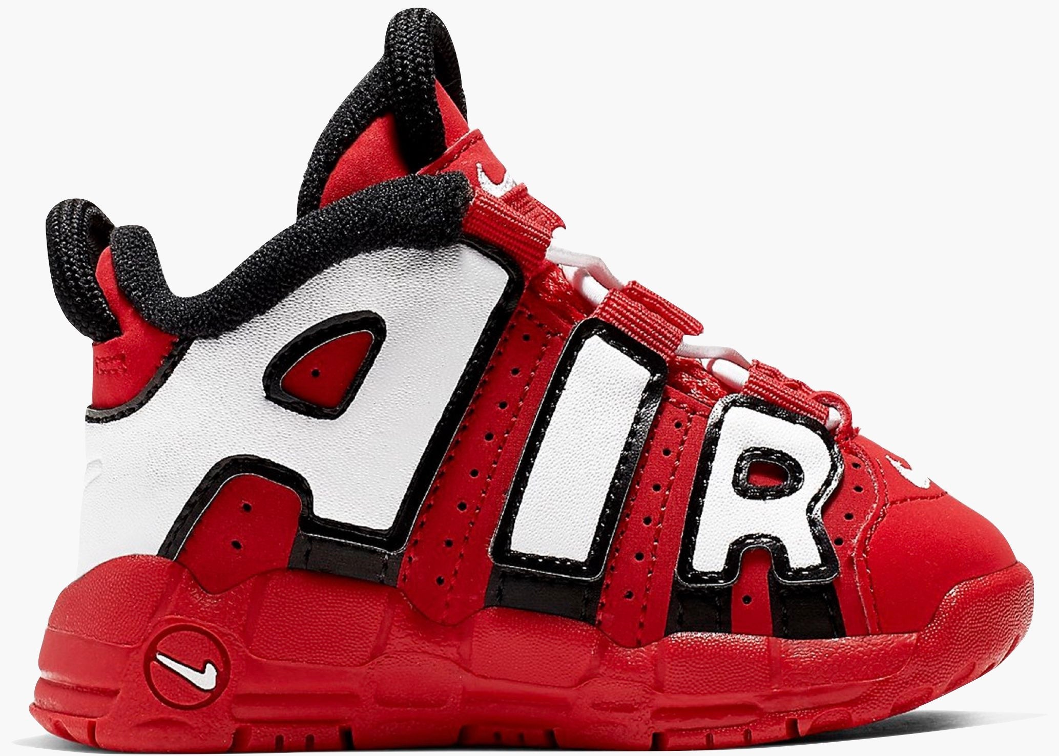 Nike Air More Uptempo University Red Black White (TD)