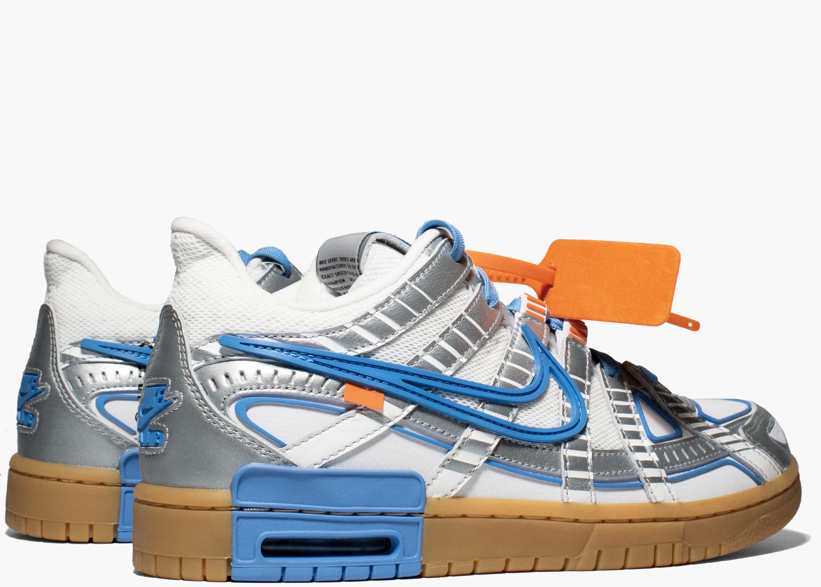 Nike Air Rubber Dunk Off-White UNC CU6015-100 Hype Clothinga Limited Edition
