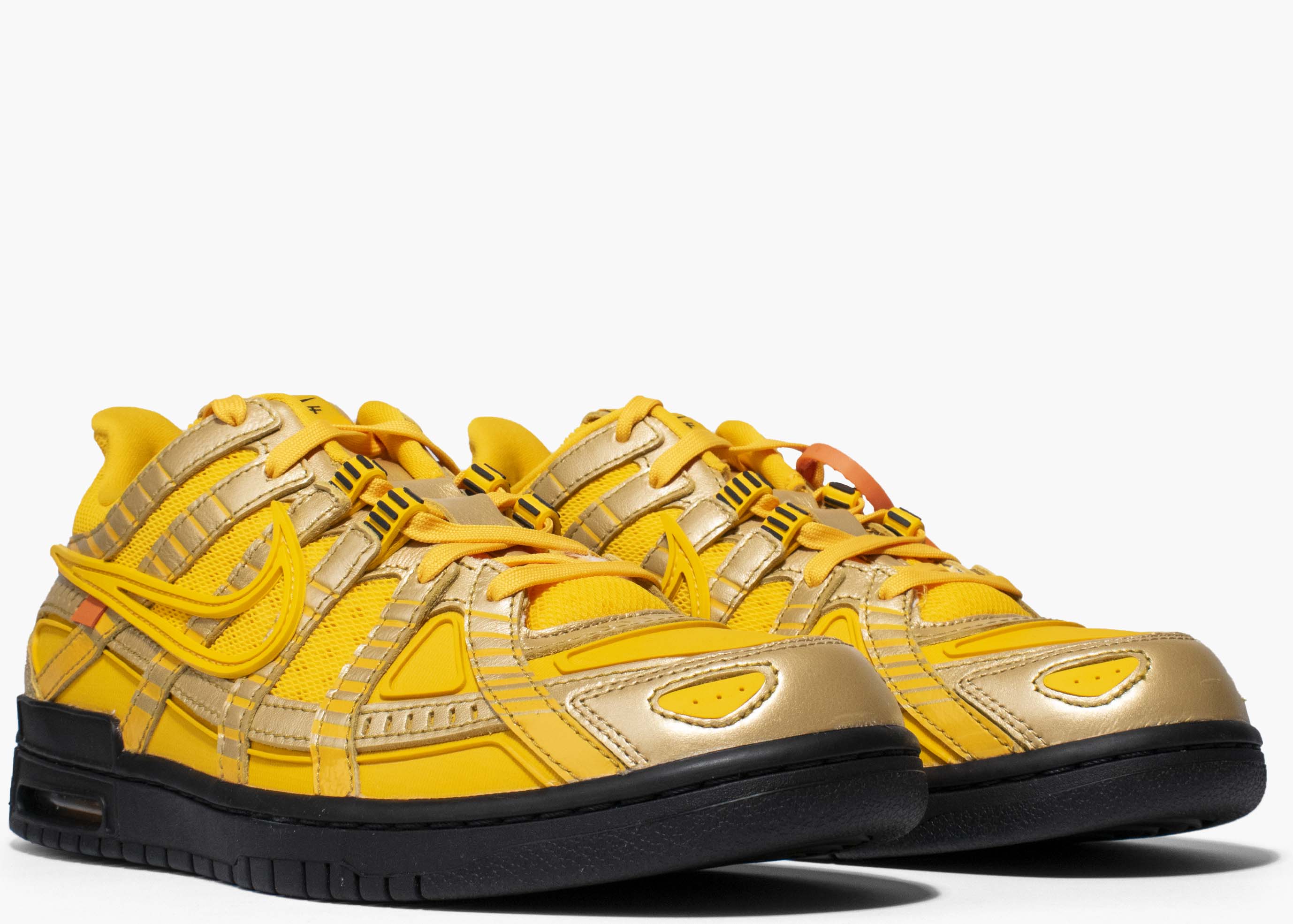Nike Air Rubber Dunk Off-white University Gold CU6015-700 Hype Clothinga Limited Edition
