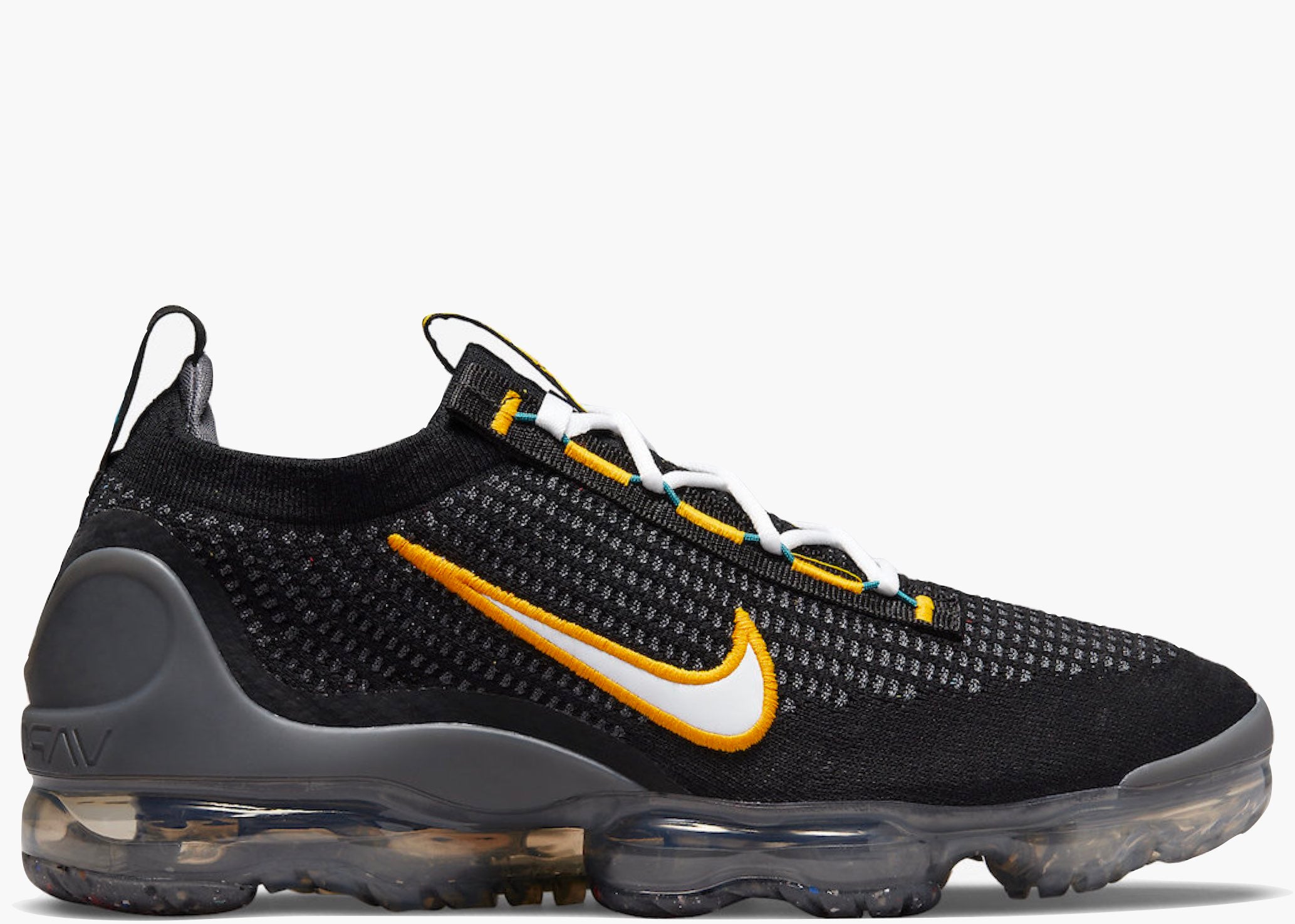 Nike Air VaporMax 2021 FK Black University Gold Hype Clothinga Limited Edition