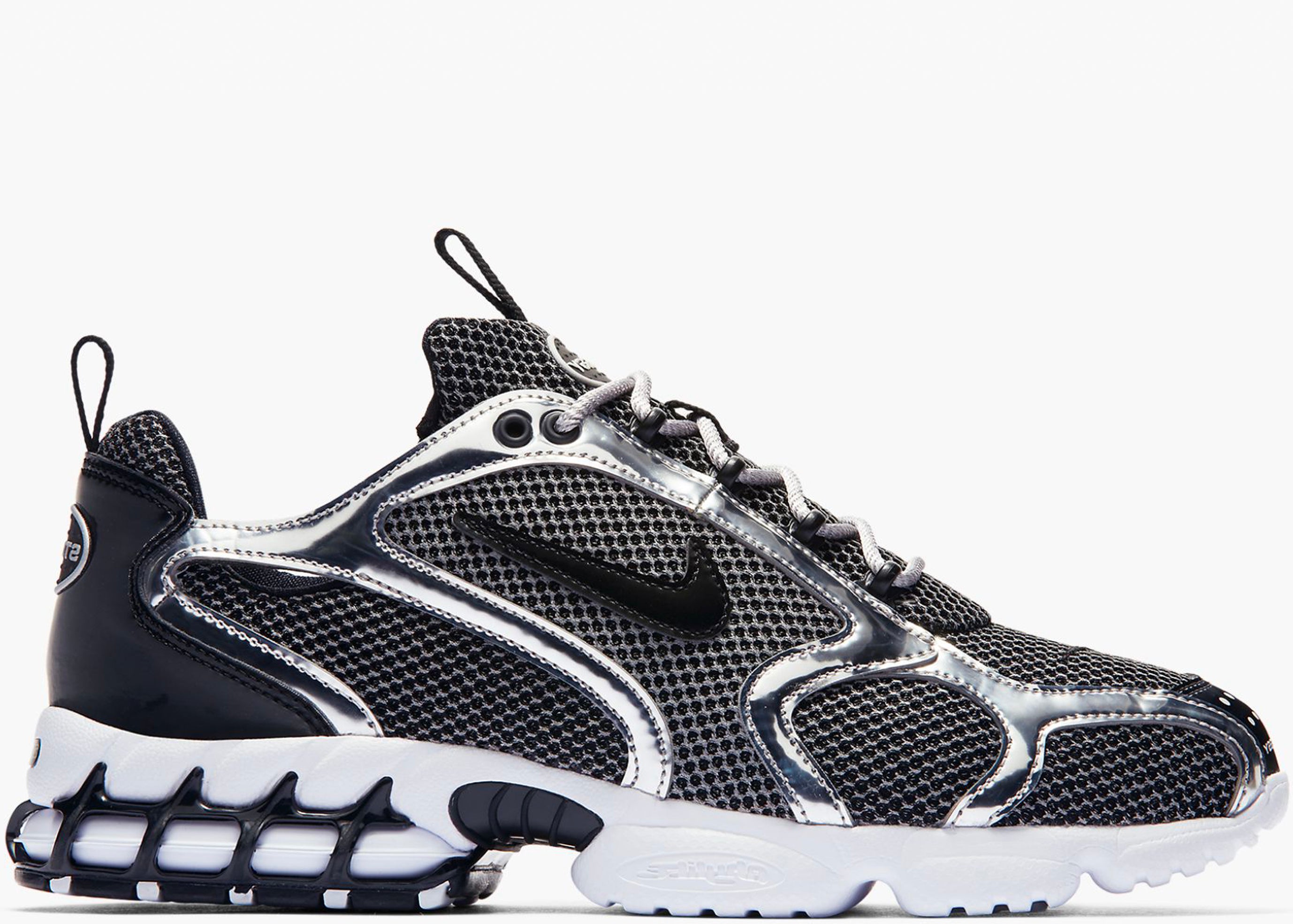 Nike Air Zoom Spiridon Cage 2 Stussy Pure Platinum CU1854-001 Hype Clothinga Limited Edition