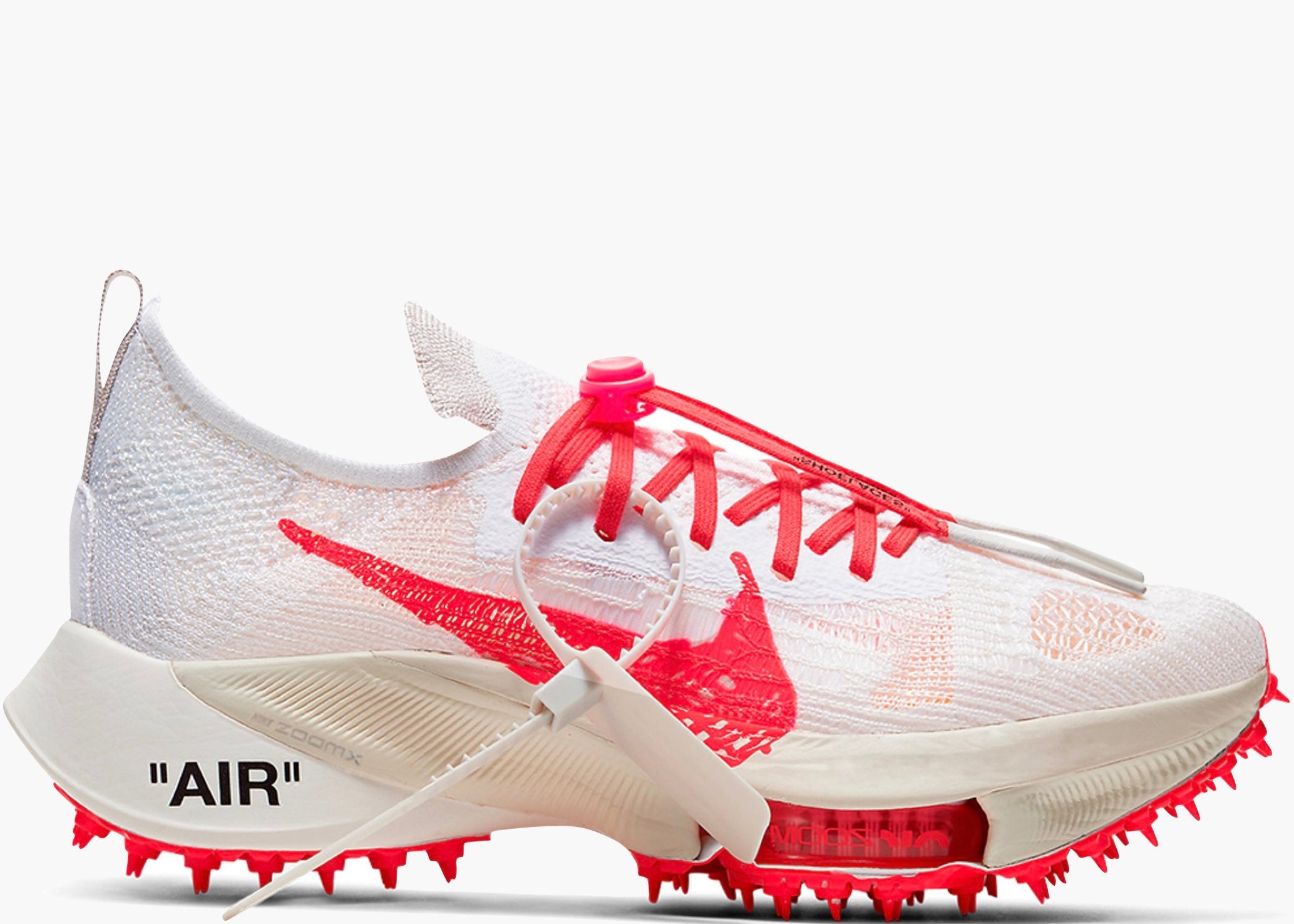 Nike Air Zoom Tempo NEXT% Off White White Solar Red