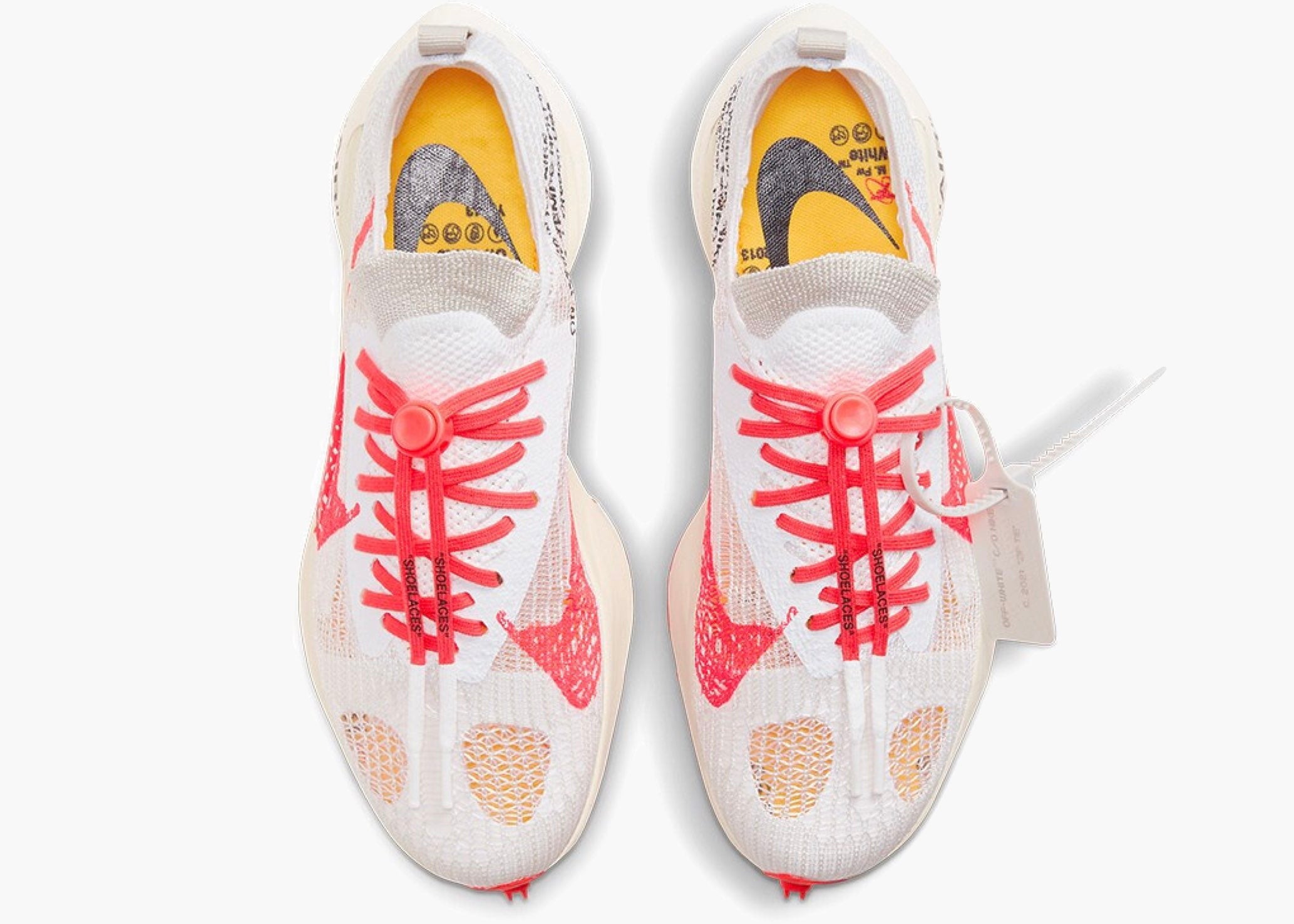 Nike Air Zoom Tempo NEXT% Off White White Solar Red