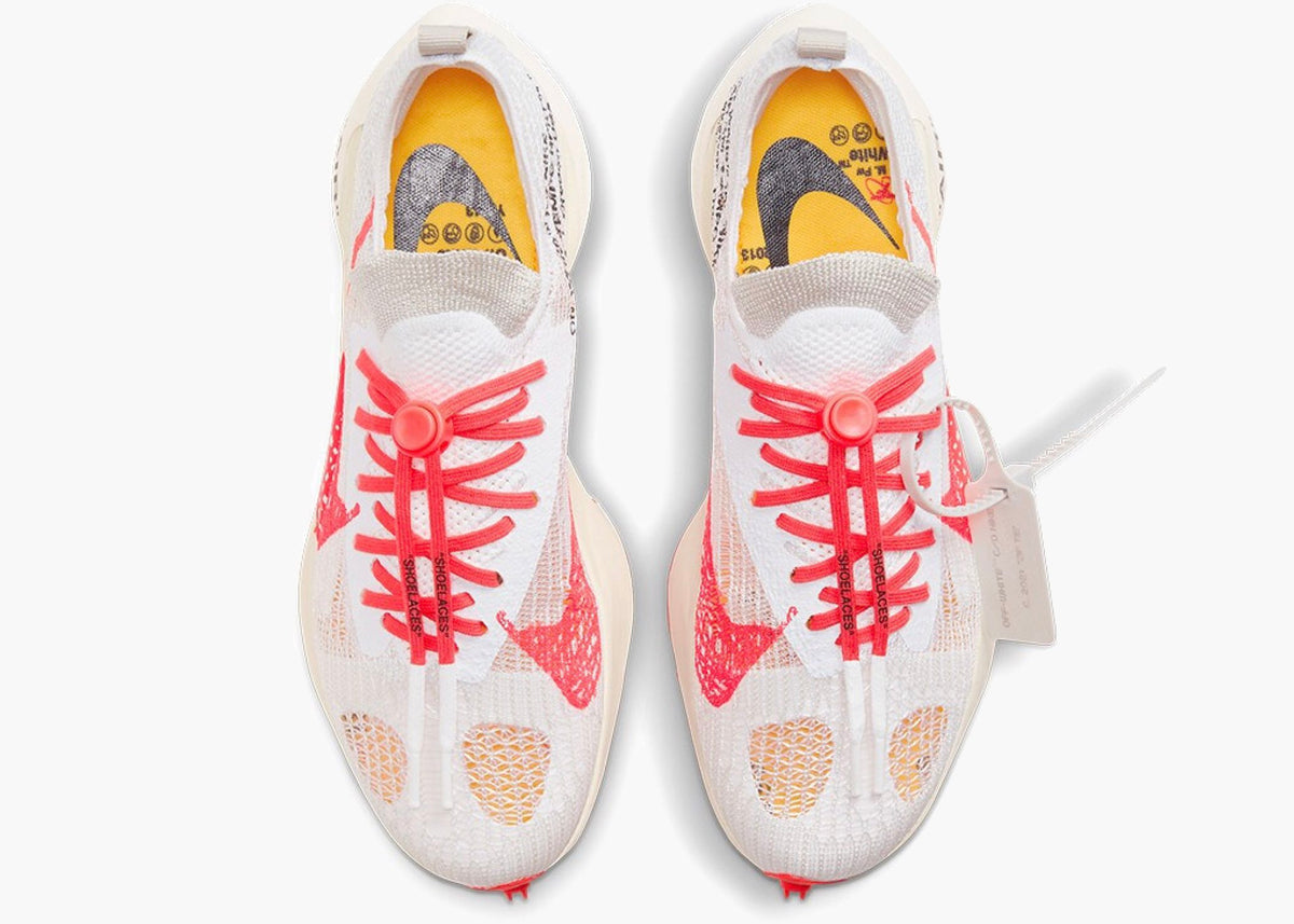 Nike Air Zoom Tempo NEXT% Off White White Solar Red