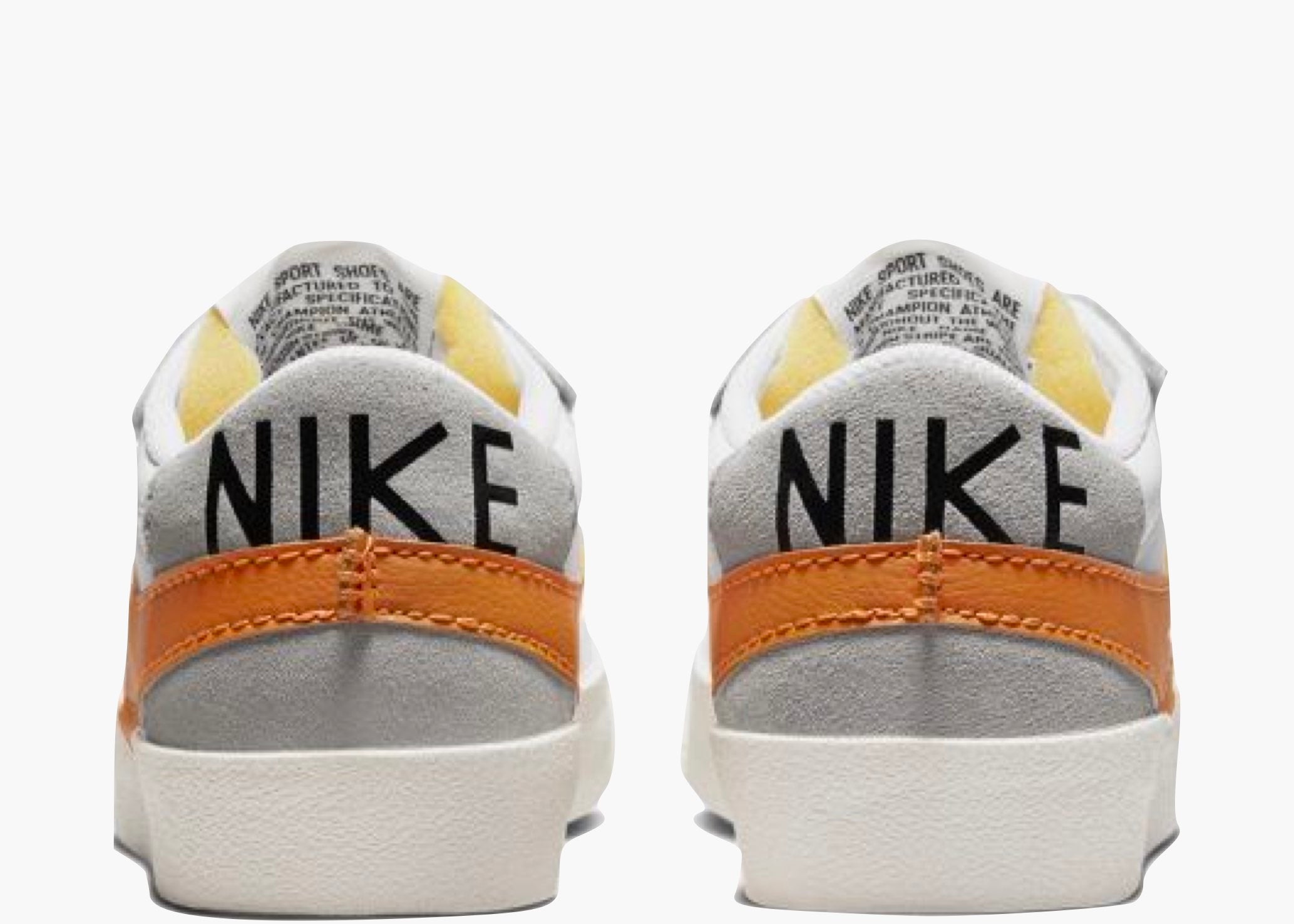 Nike Blazer Low 77 Jumbo White Alpha Orange Sail DN2158-100 Hype Clothinga Limited Edition