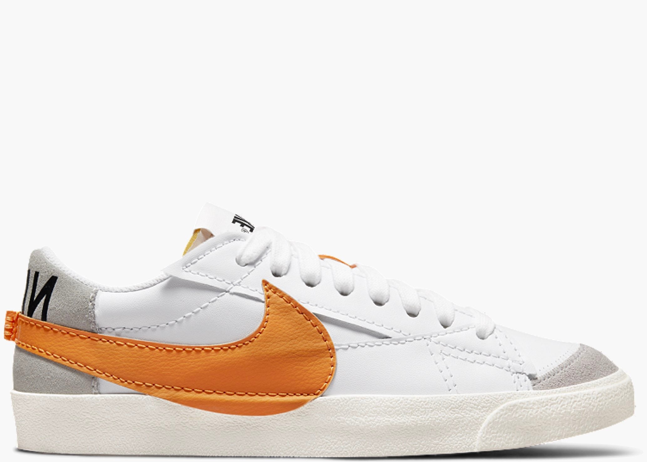 Nike Blazer Low 77 Jumbo White Alpha Orange Sail DN2158-100 Hype Clothinga Limited Edition