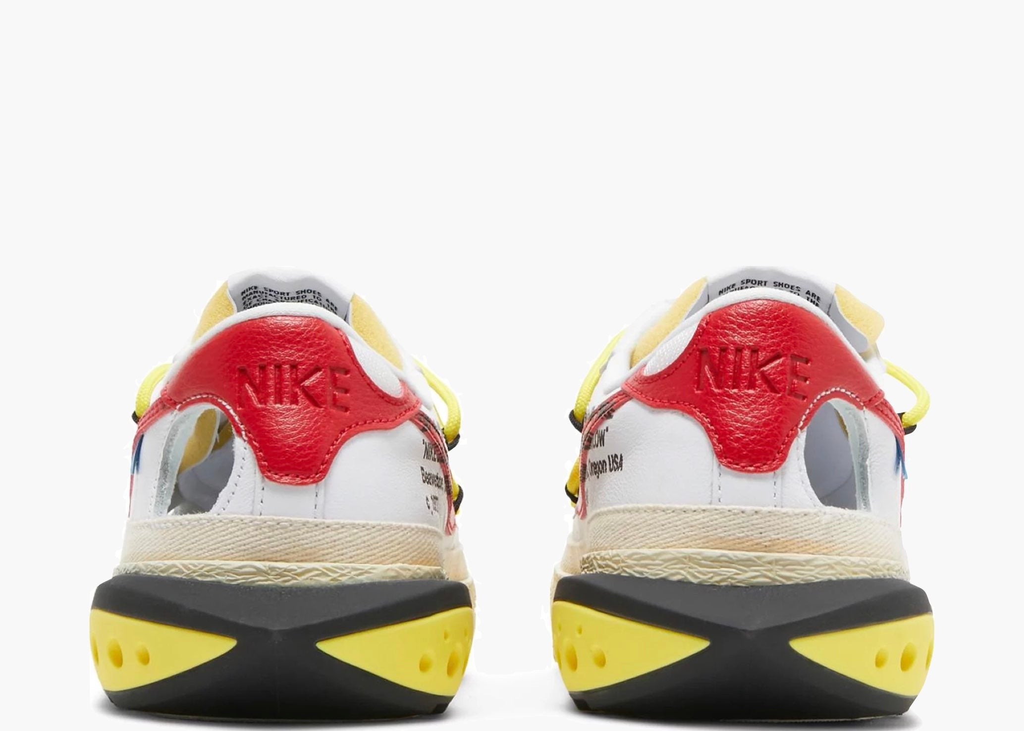 Nike Blazer Low 77 Off-White University Red | Hype Clothinga