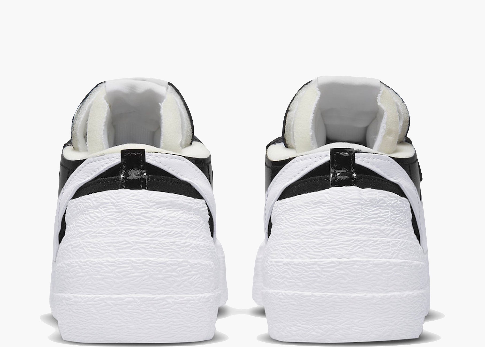 Nike Blazer Low Sacai Black Patent Leather Hype Clothinga Limited Edition