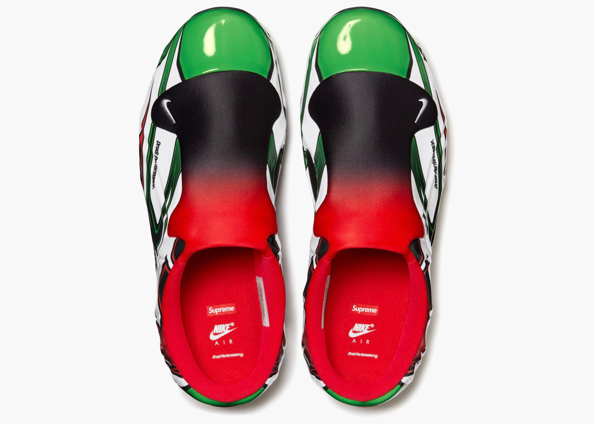 Nike Clogposite Supreme White Gym Red Green FN0289-100 Hype Clothinga Limited Edition