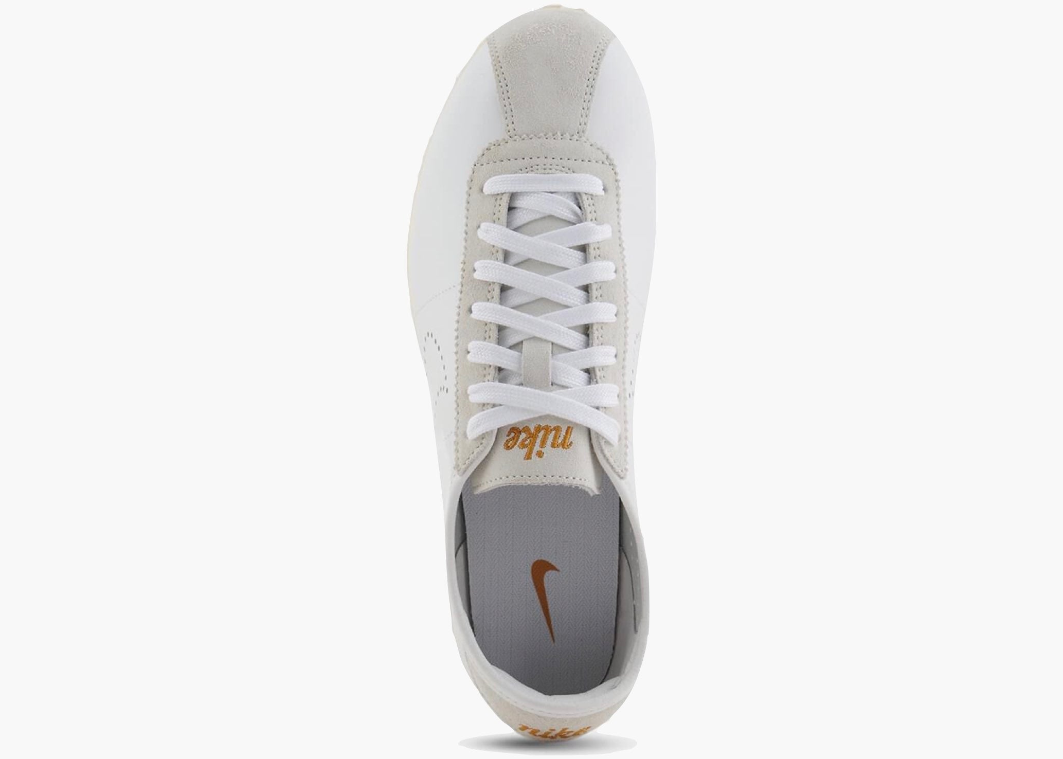 Nike Cortez White Bronze Perforated Swoosh (W) HQ1841-100 Hype Clothinga Limited Edition