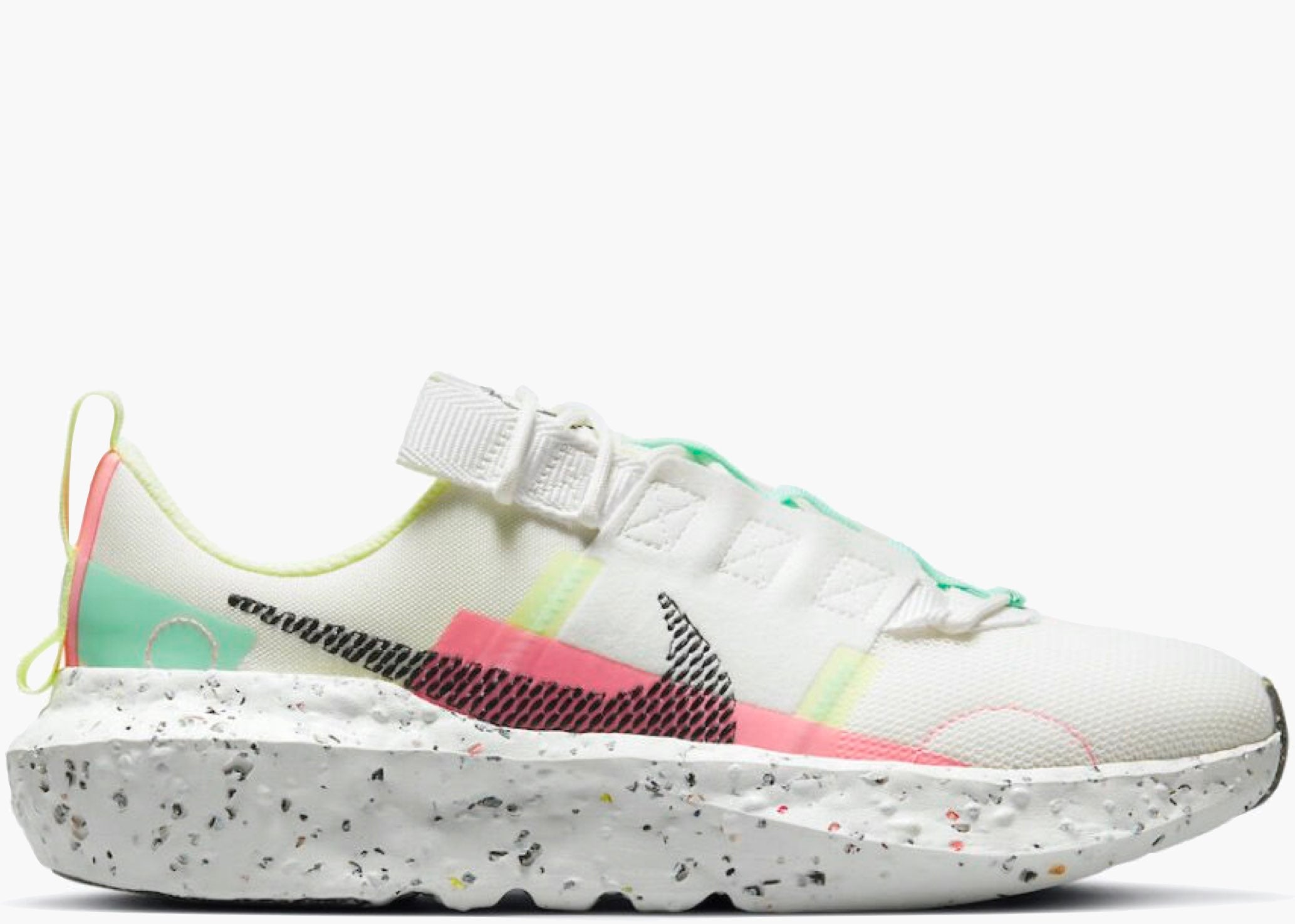 Nike Crater Impact Summit White Green Glow (W) CW2386-101 Hype Clothinga