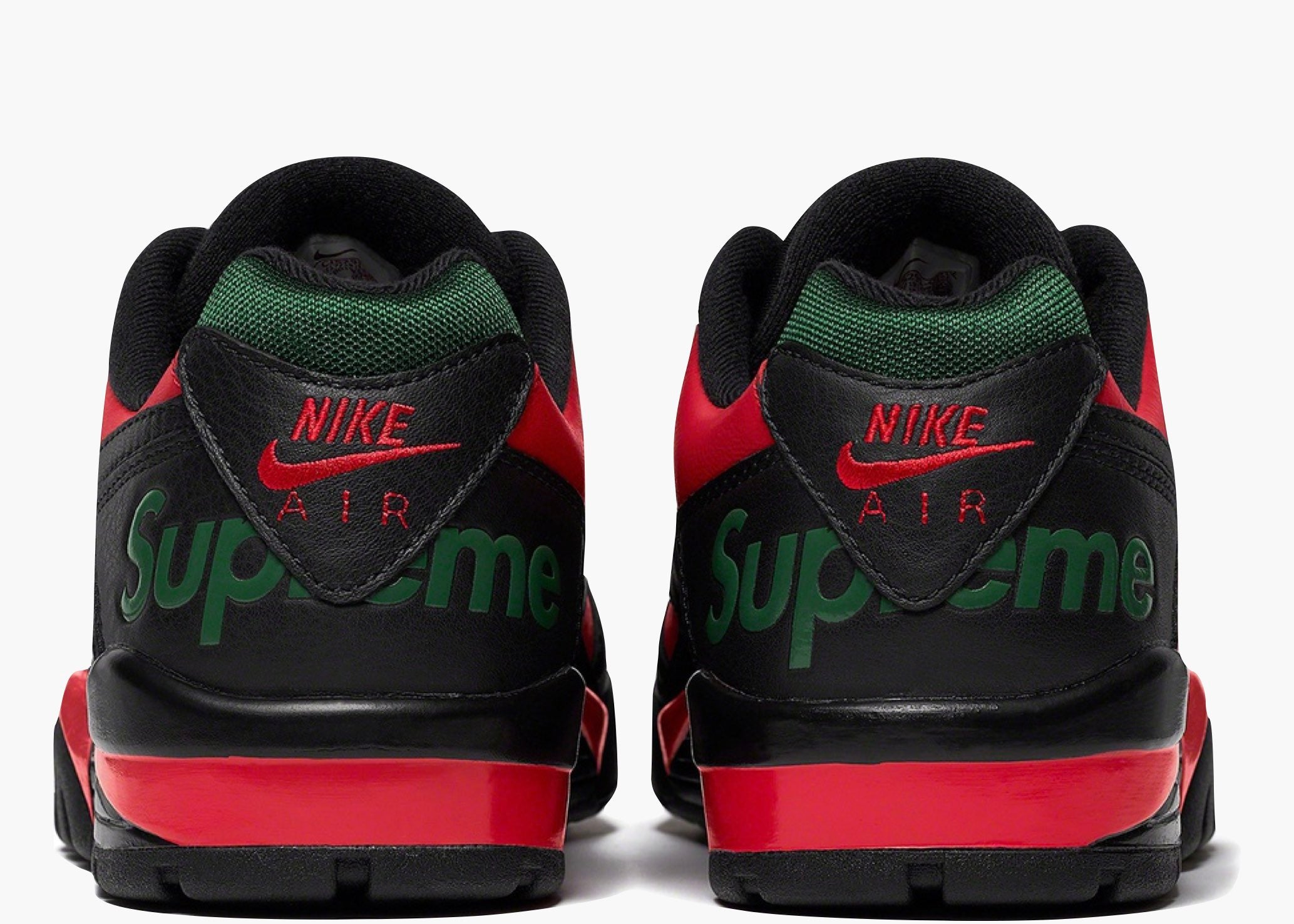 Nike Cross Trainer Low Supreme Black Green Red Hype Clothinga Limited Edition