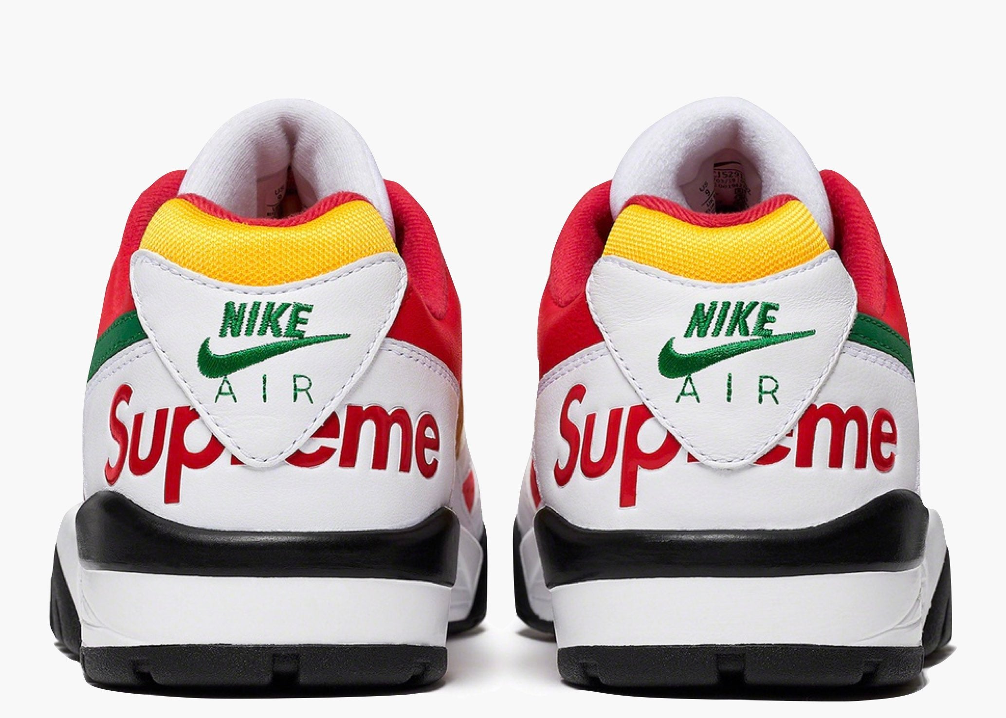 Nike Cross Trainer Low Supreme White Yellow Red Hype Clothinga Limited Edition
