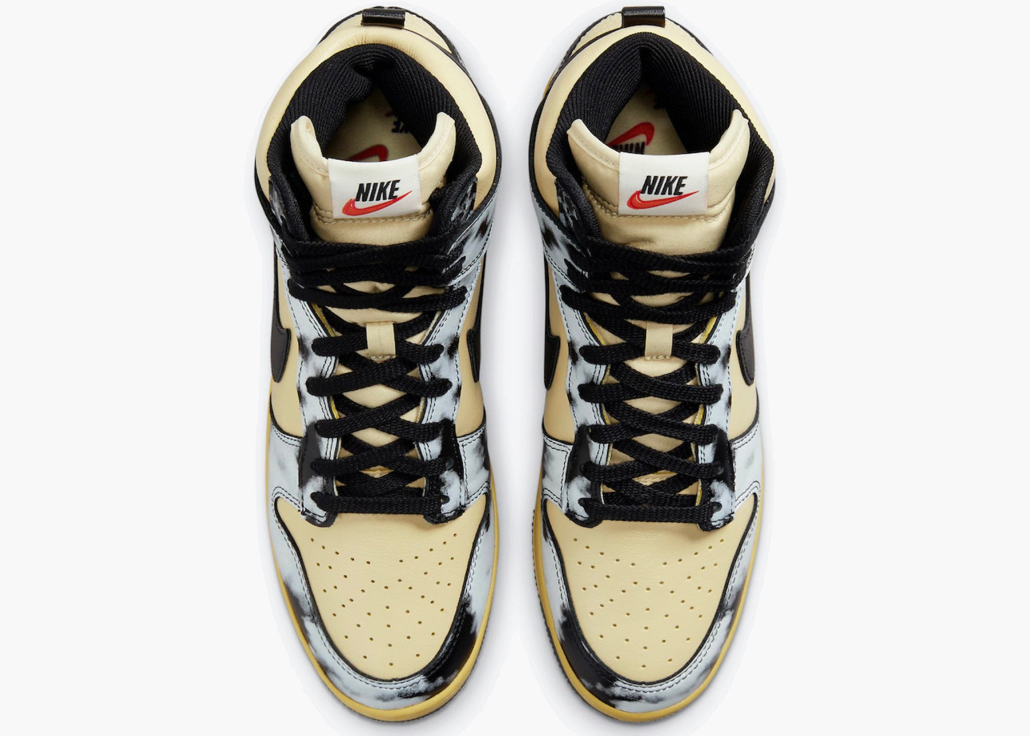 Nike Dunk High 1985 Acid Wash Cream Black