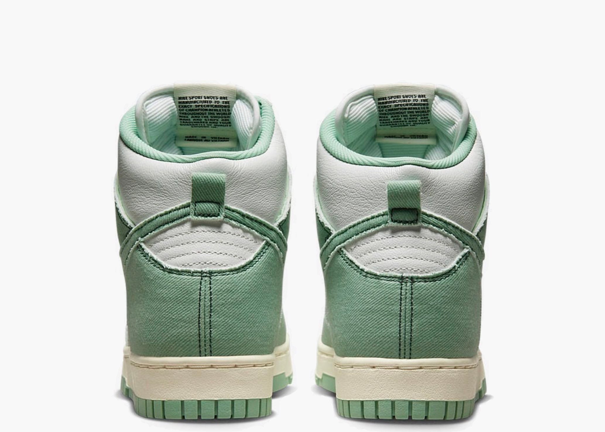 Nike Dunk High 1985 Enamel Green Denim (W) DV1143-300 Hype Clothinga Limited Edition