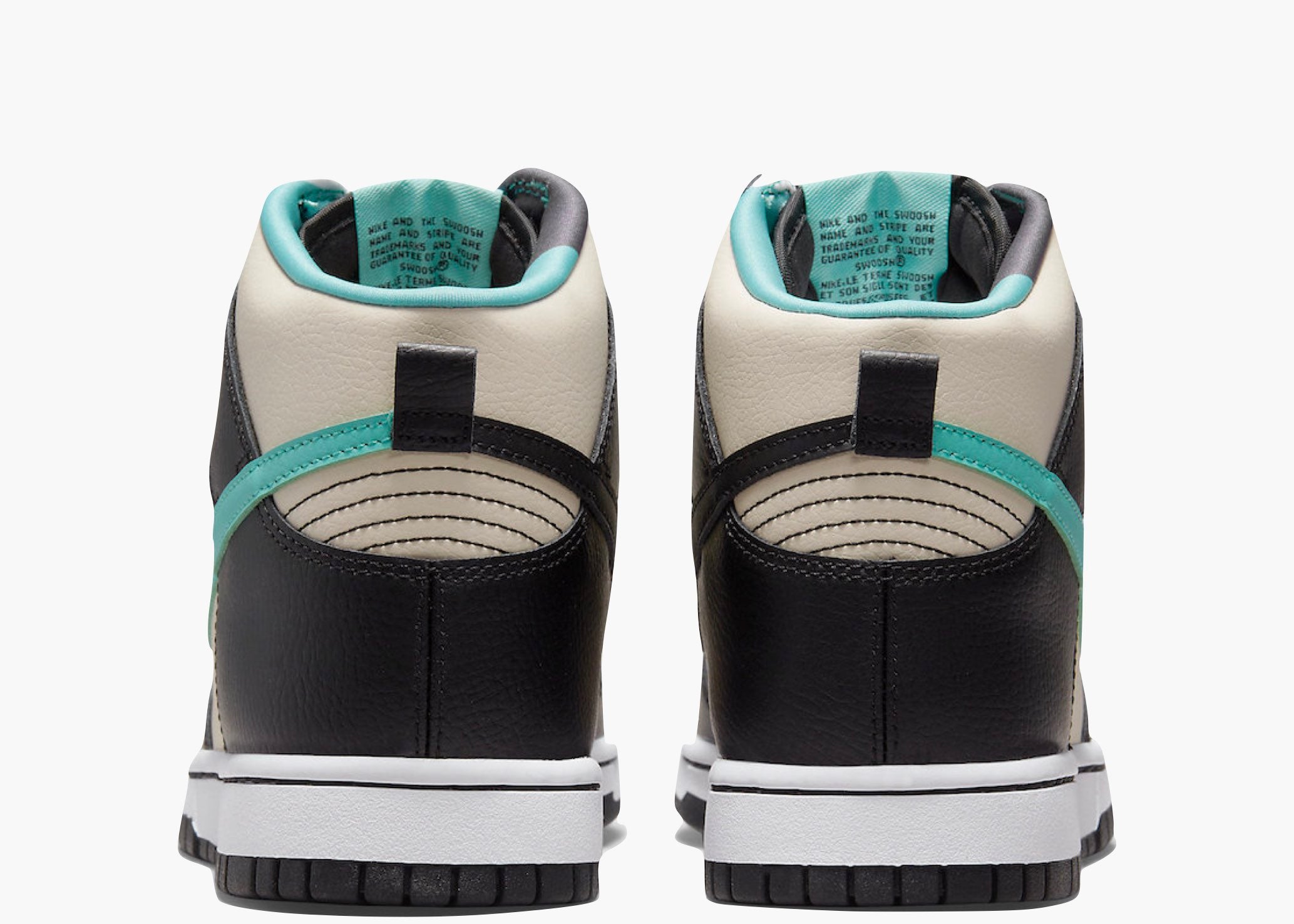 Nike Dunk High EMB Beige Black Washed Teal Hype clothinga Limited Edition