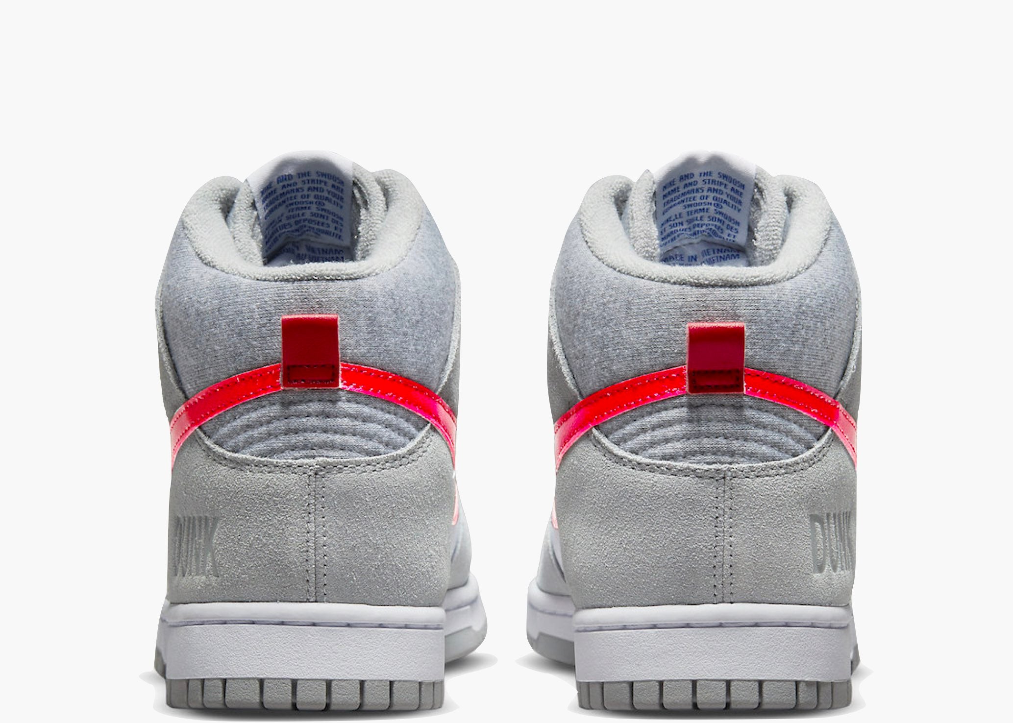 Nike Dunk High Light Smoke Grey Gym Red Hype Clothinga Limited Edition