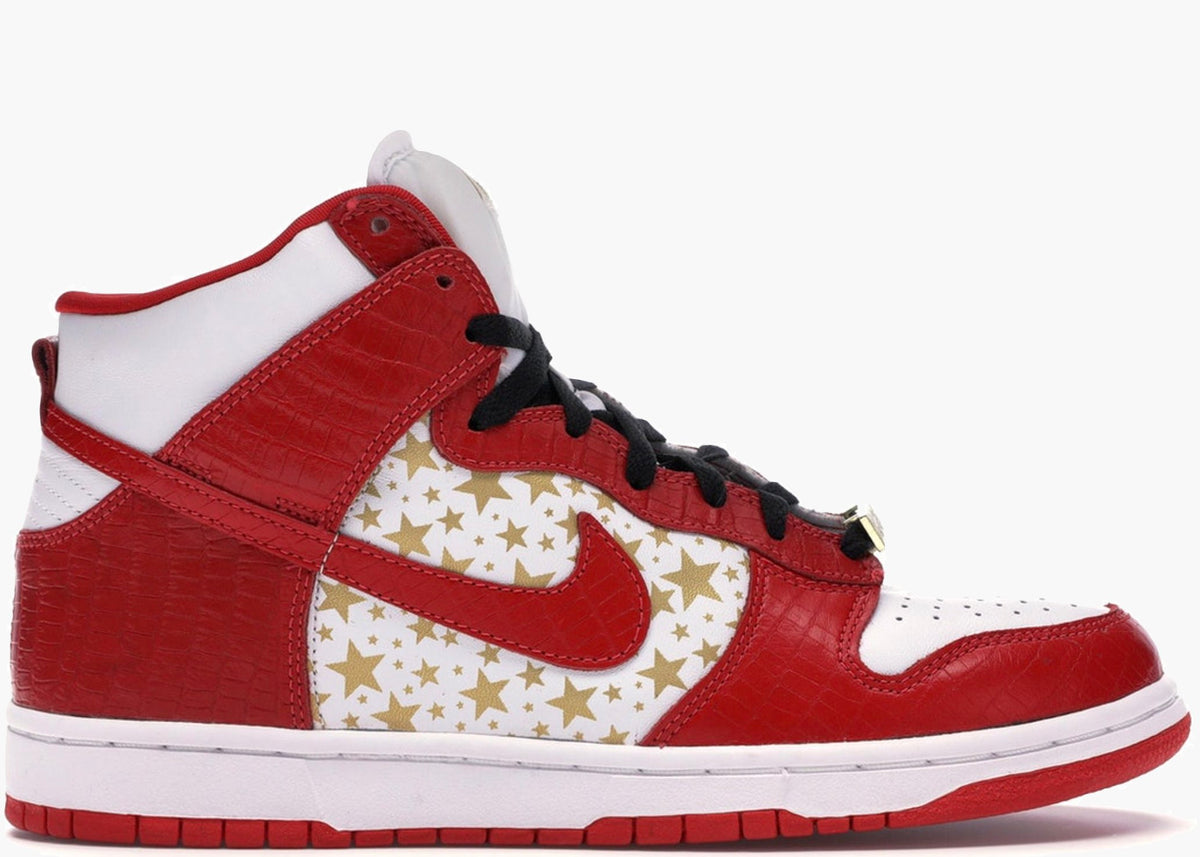 Nike Dunk High Pro SB Supreme Red Stars