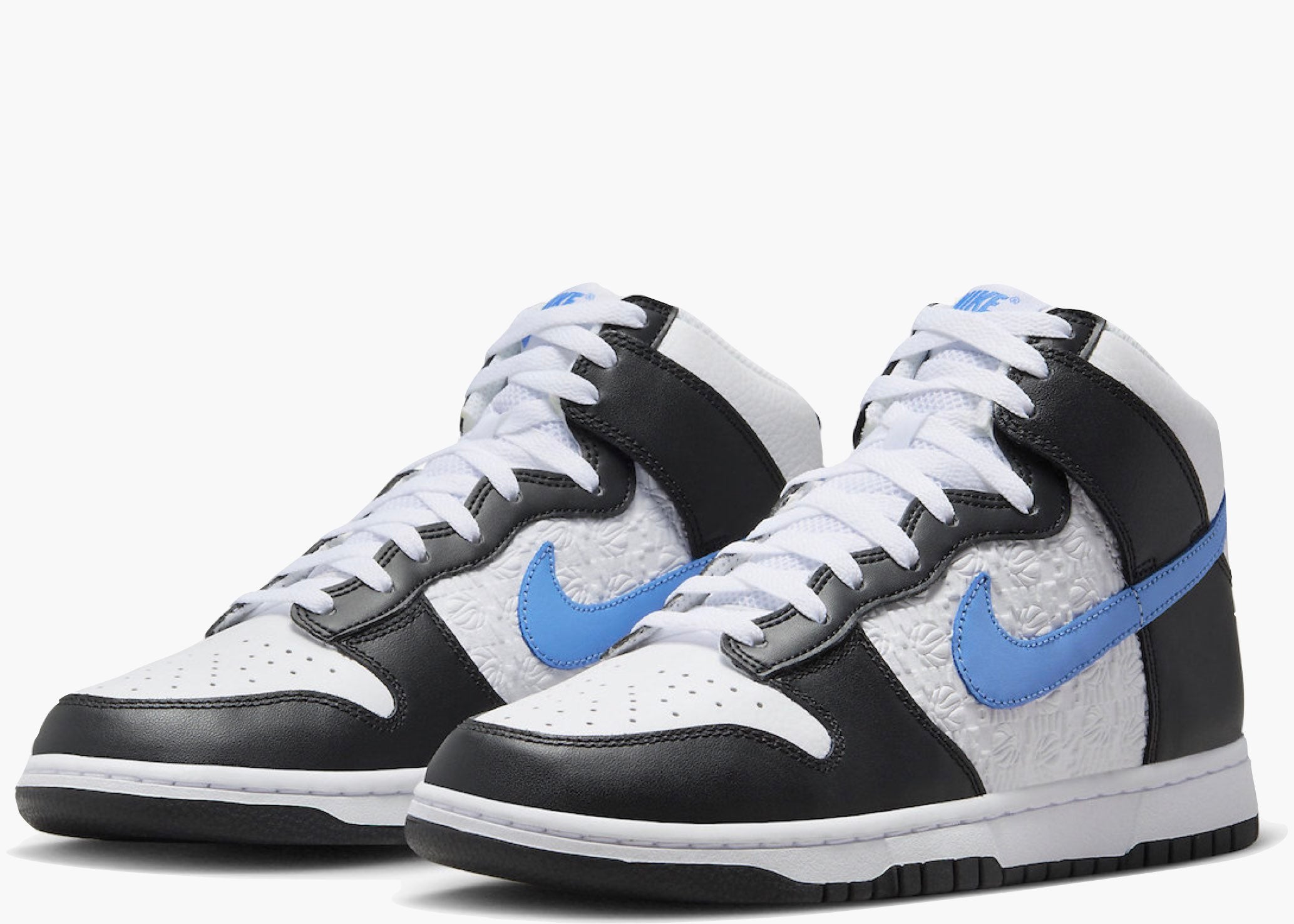 Nike Dunk High Retro FLC Black University Blue White FJ4210-001 Hype Clothinga Limited Edition