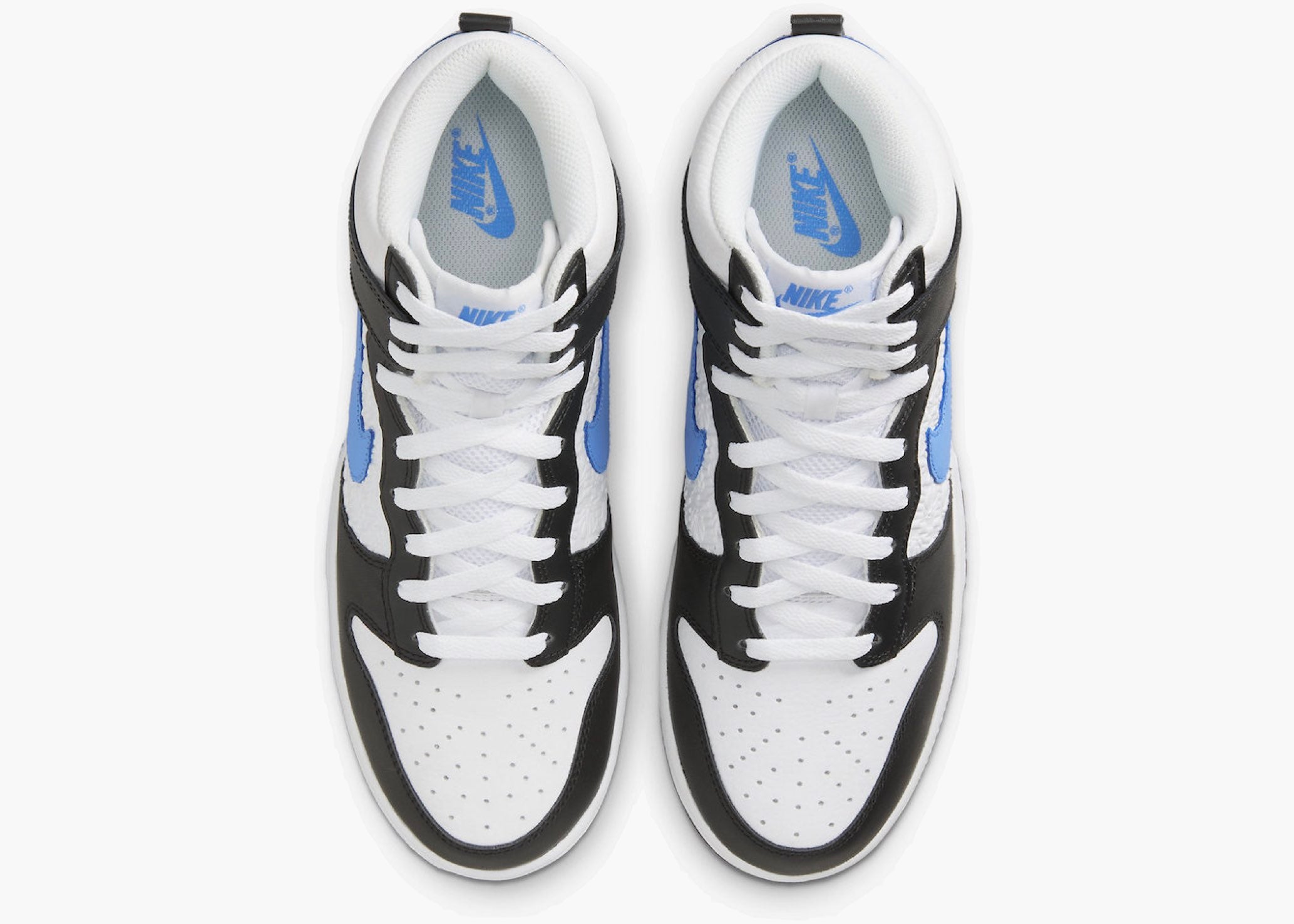 Nike Dunk High Retro FLC Black University Blue White FJ4210-001 Hype Clothinga Limited Edition