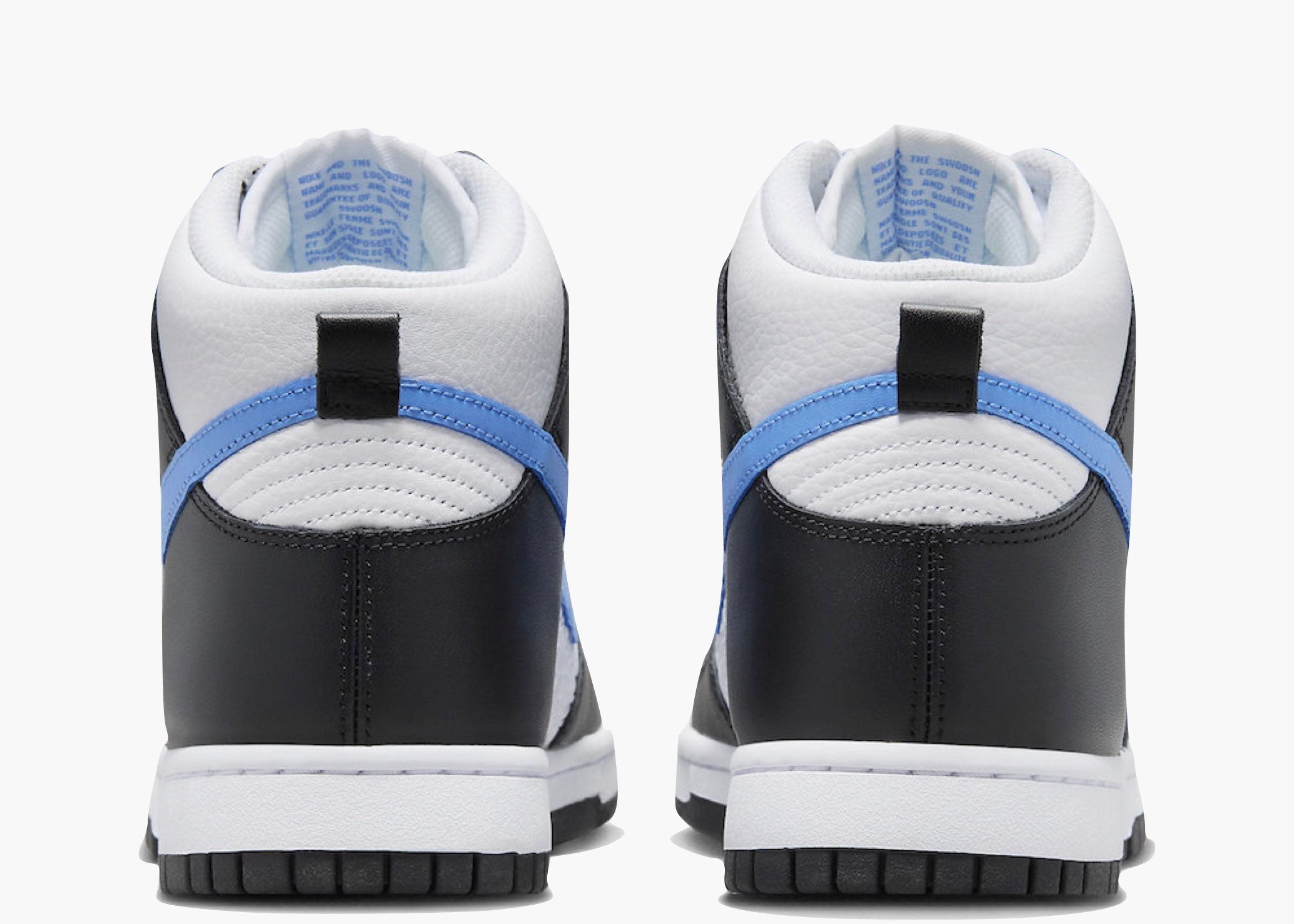 Nike Dunk High Retro FLC Black University Blue White FJ4210-001 Hype Clothinga Limited Edition