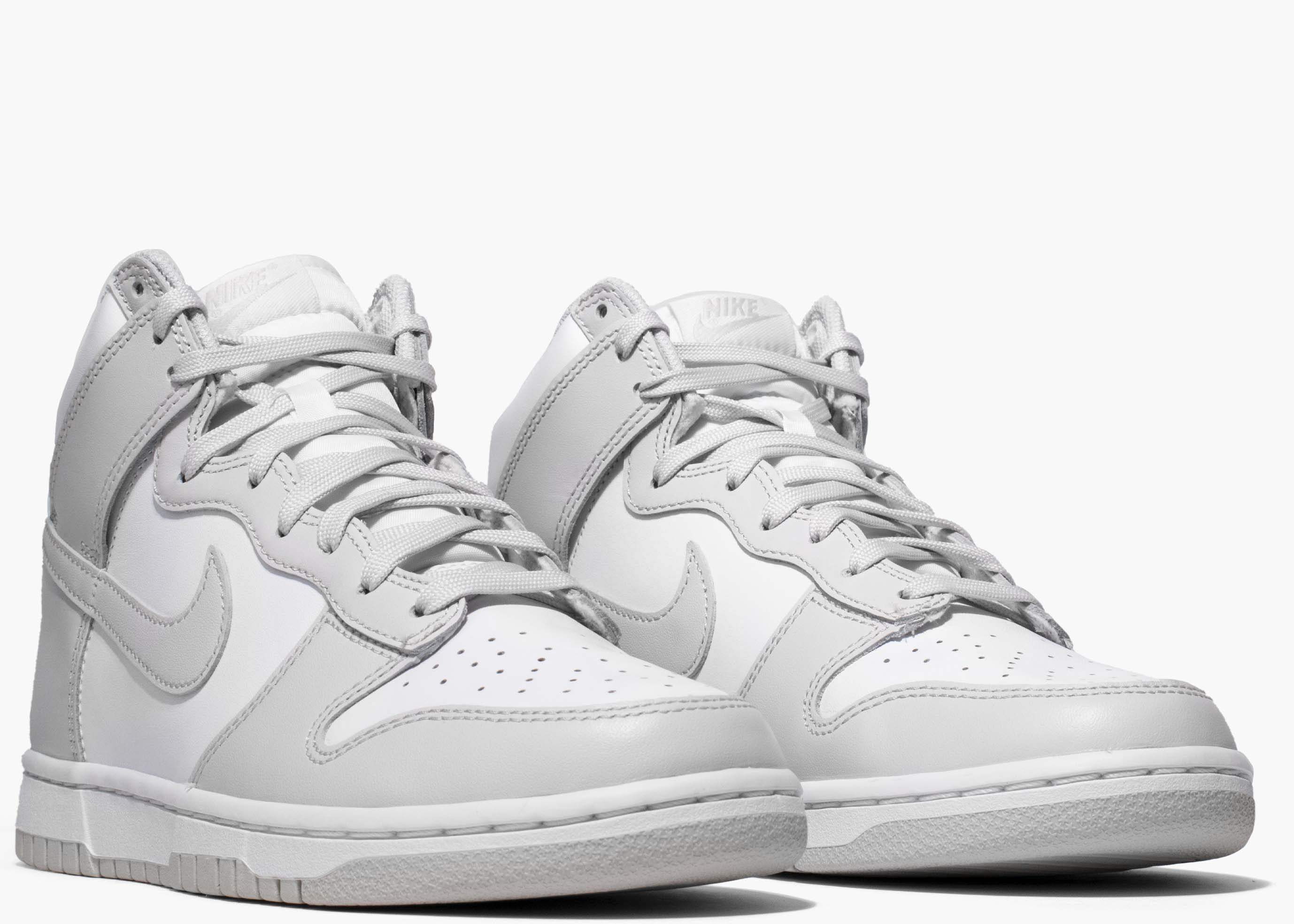 Nike Dunk High Retro White Vast Grey DD1399-100 hype clothinga limited edition