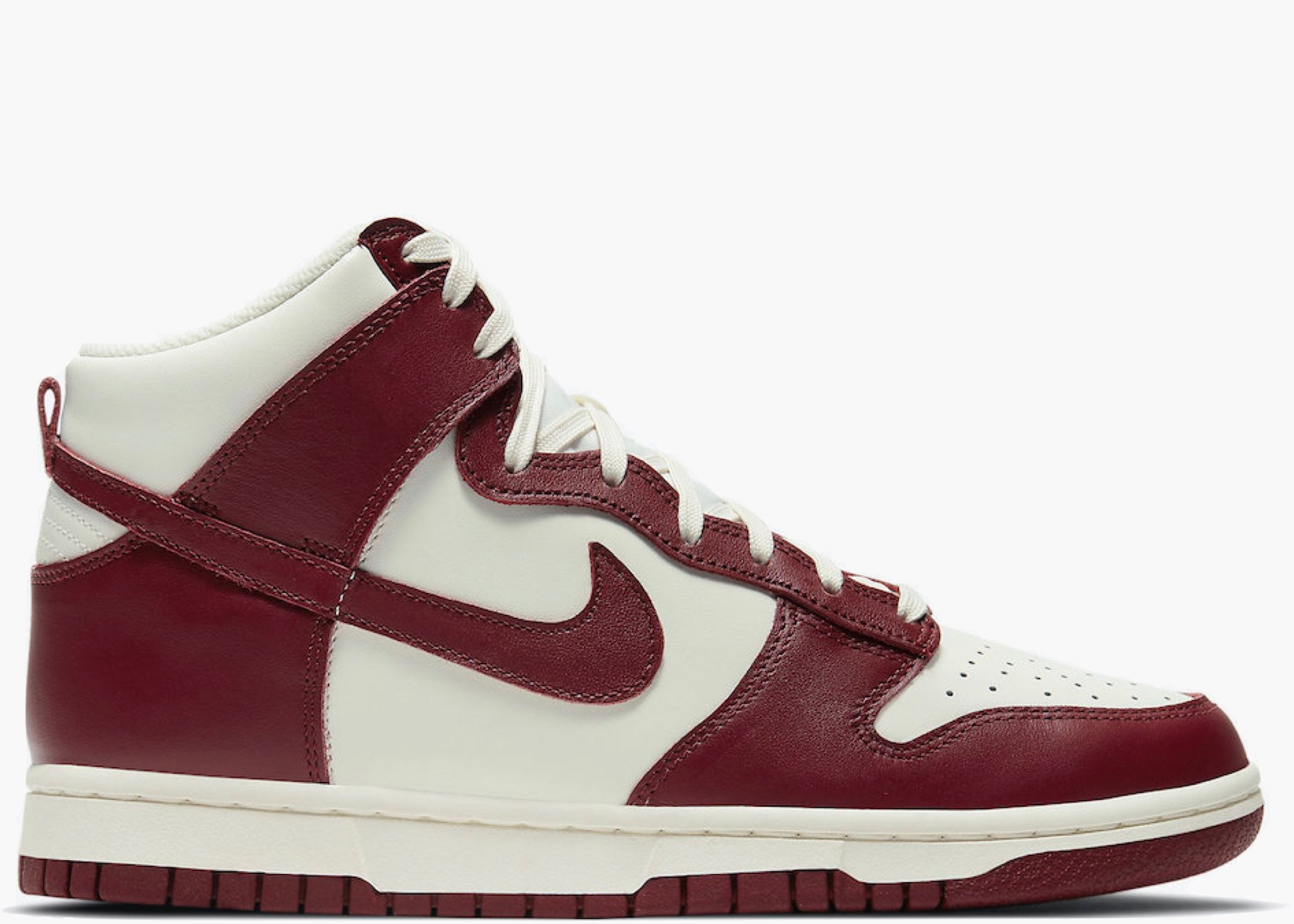 Nike Dunk High Sail Team Red (w)