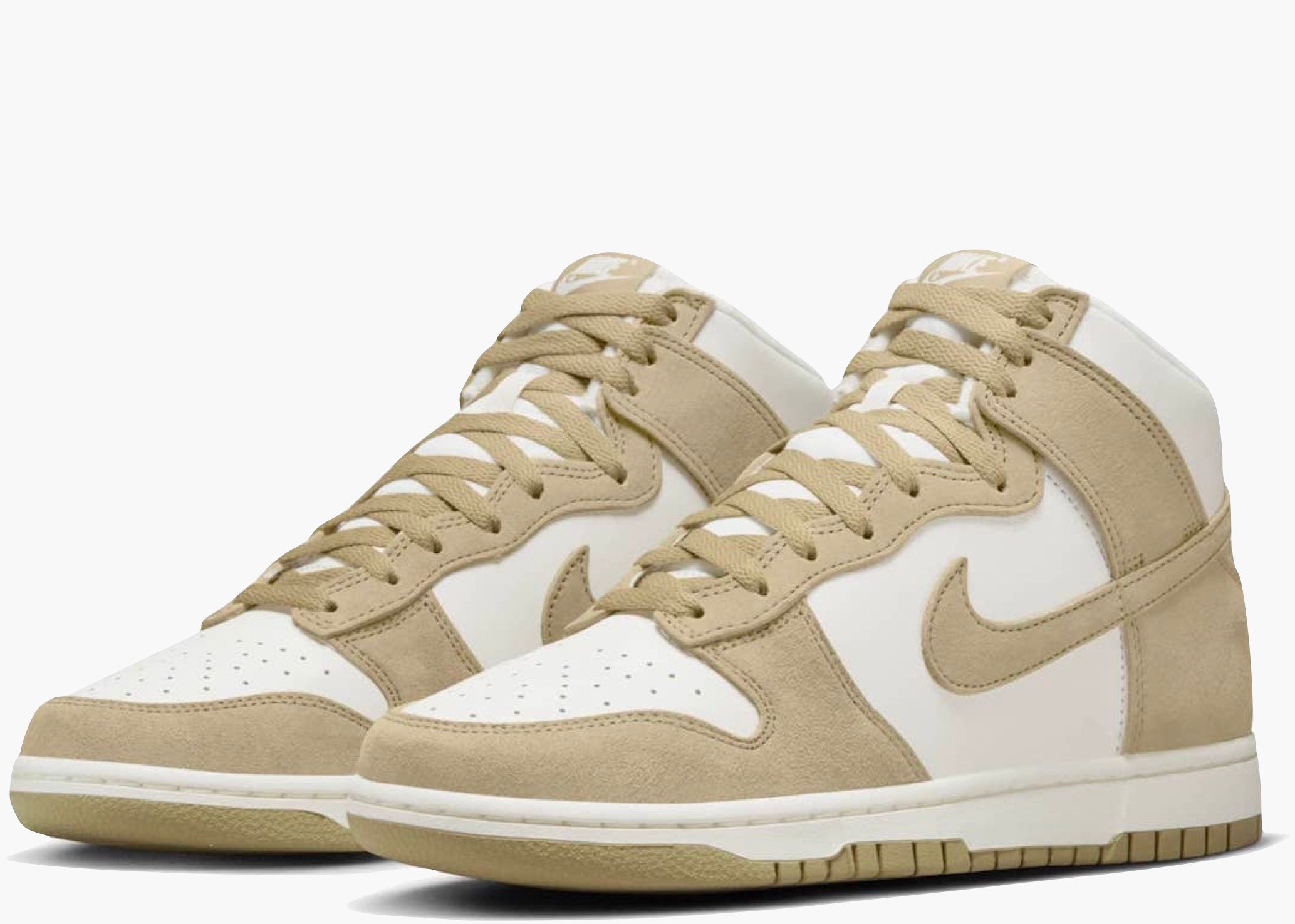 Nike Dunk High Tan Suede White Hype Clothinga Limited Edition