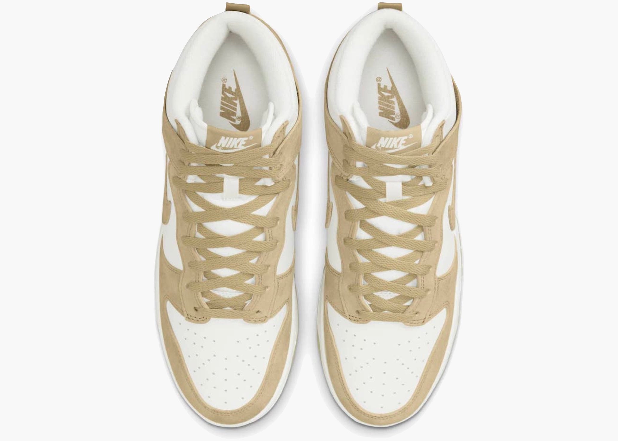 Nike Dunk High Tan Suede White Hype Clothinga Limited Edition