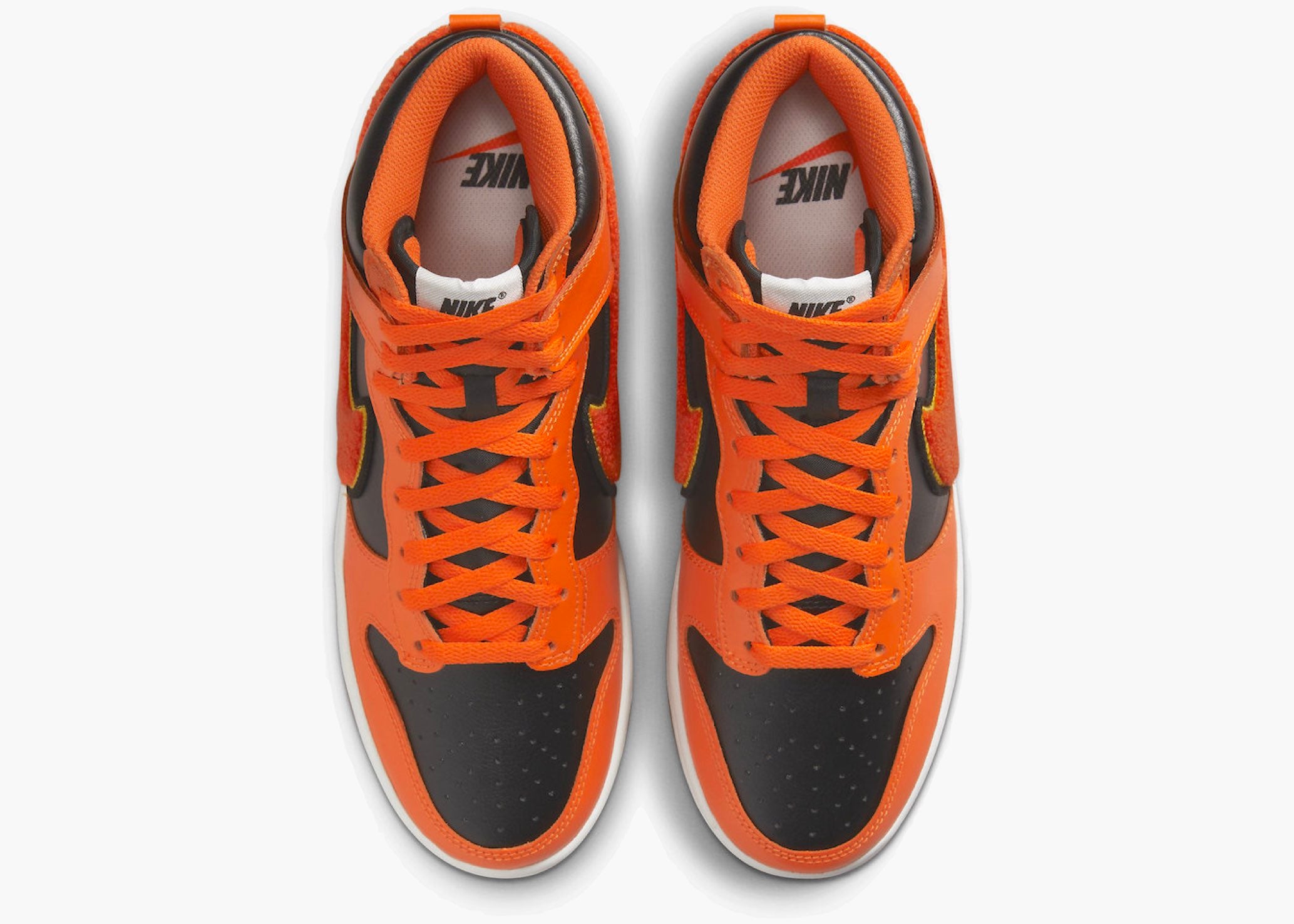 Nike Dunk High University Chenille Swoosh Safty Orange Hype Clothinga Limited Edition