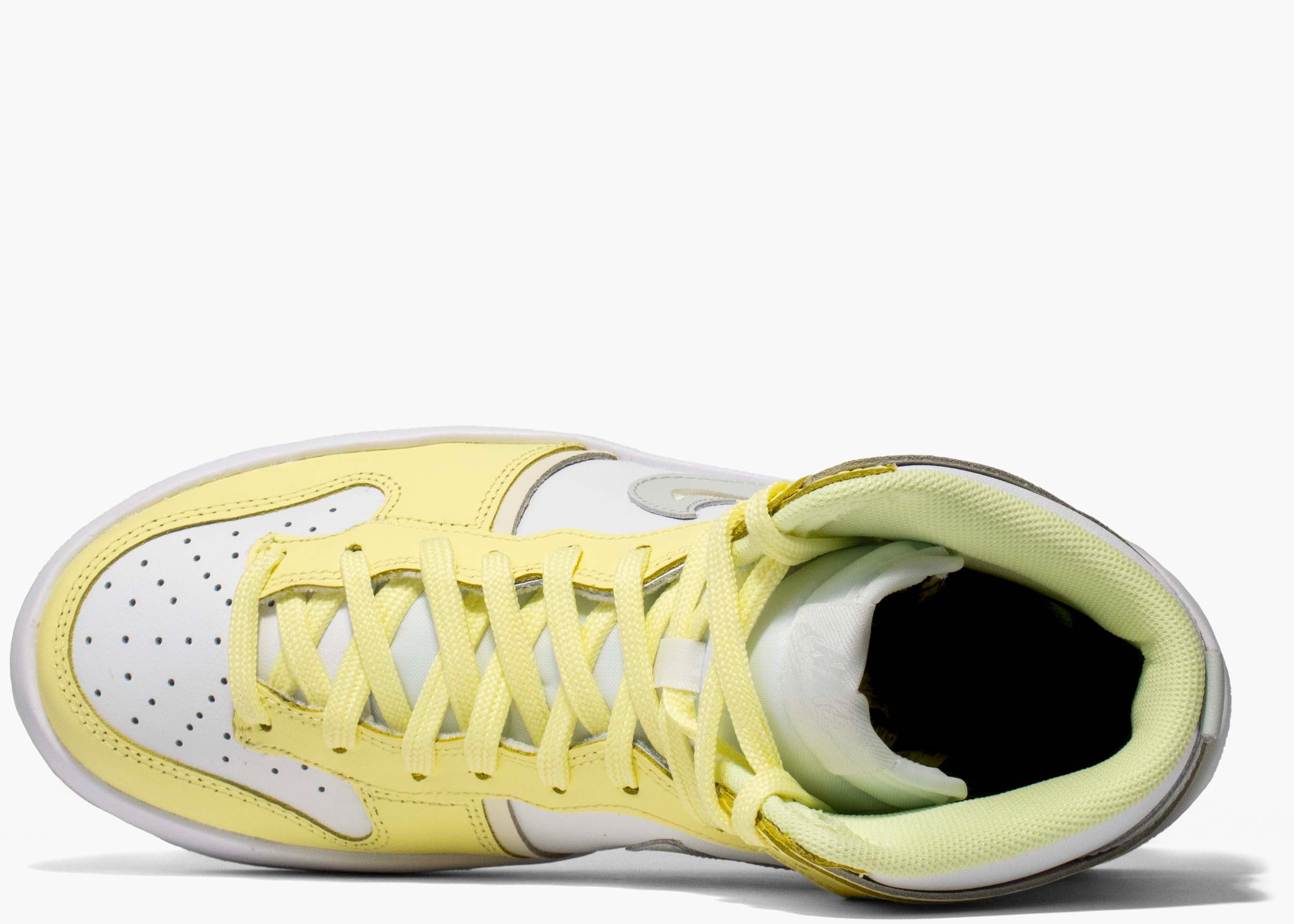 Nike Dunk High Up Light Lemon Yellow DH3718-105 Hype Clothinga Limited Edition
