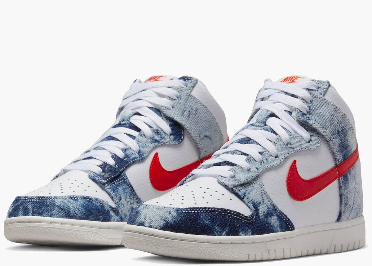 Nike Dunk High Washed Denim Pack (W) Hype clothinga Limited Edition