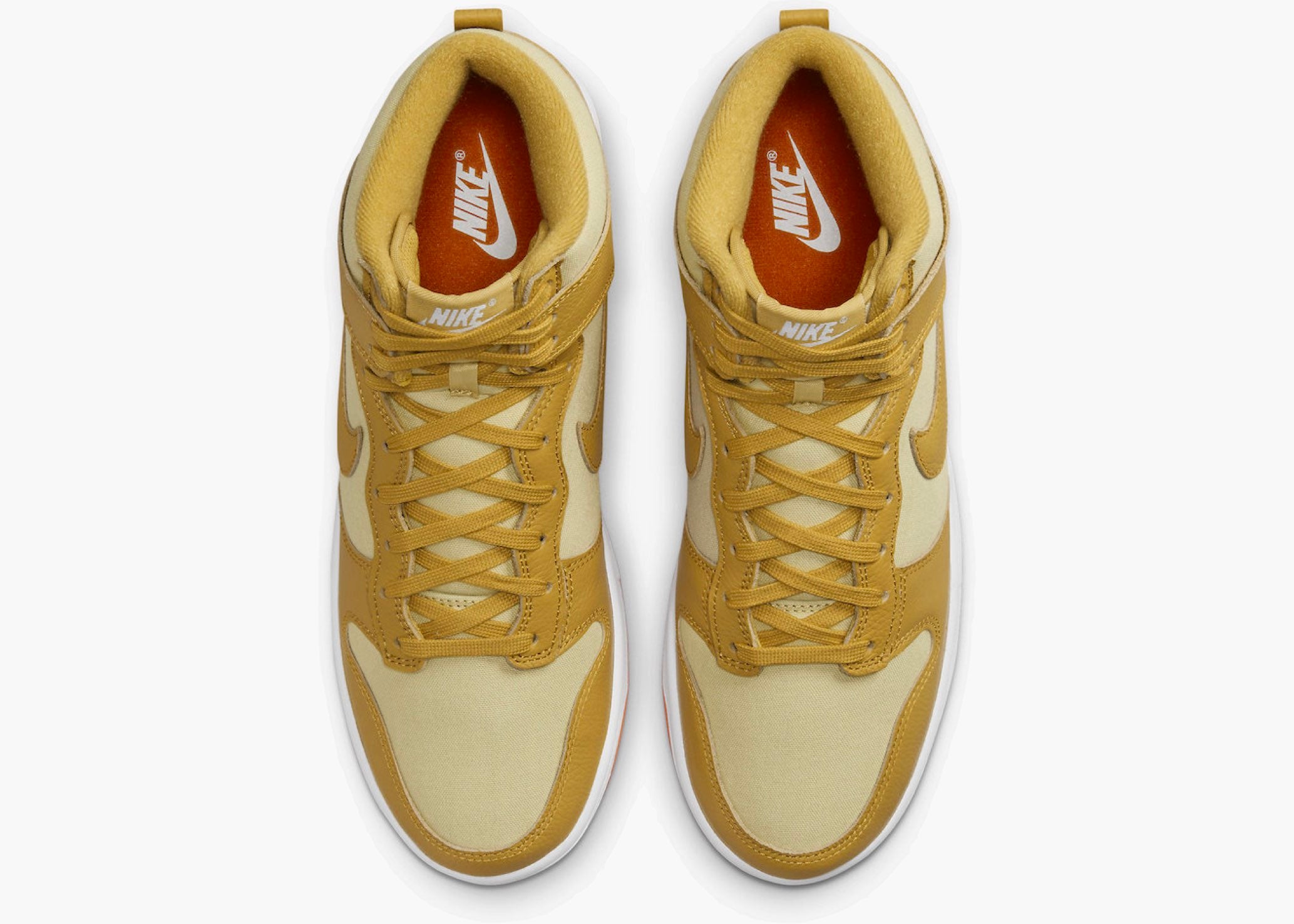 Nike Dunk High Wheat Gold Safety Orange DV7215-700 Hype Clothinga Limited Edition