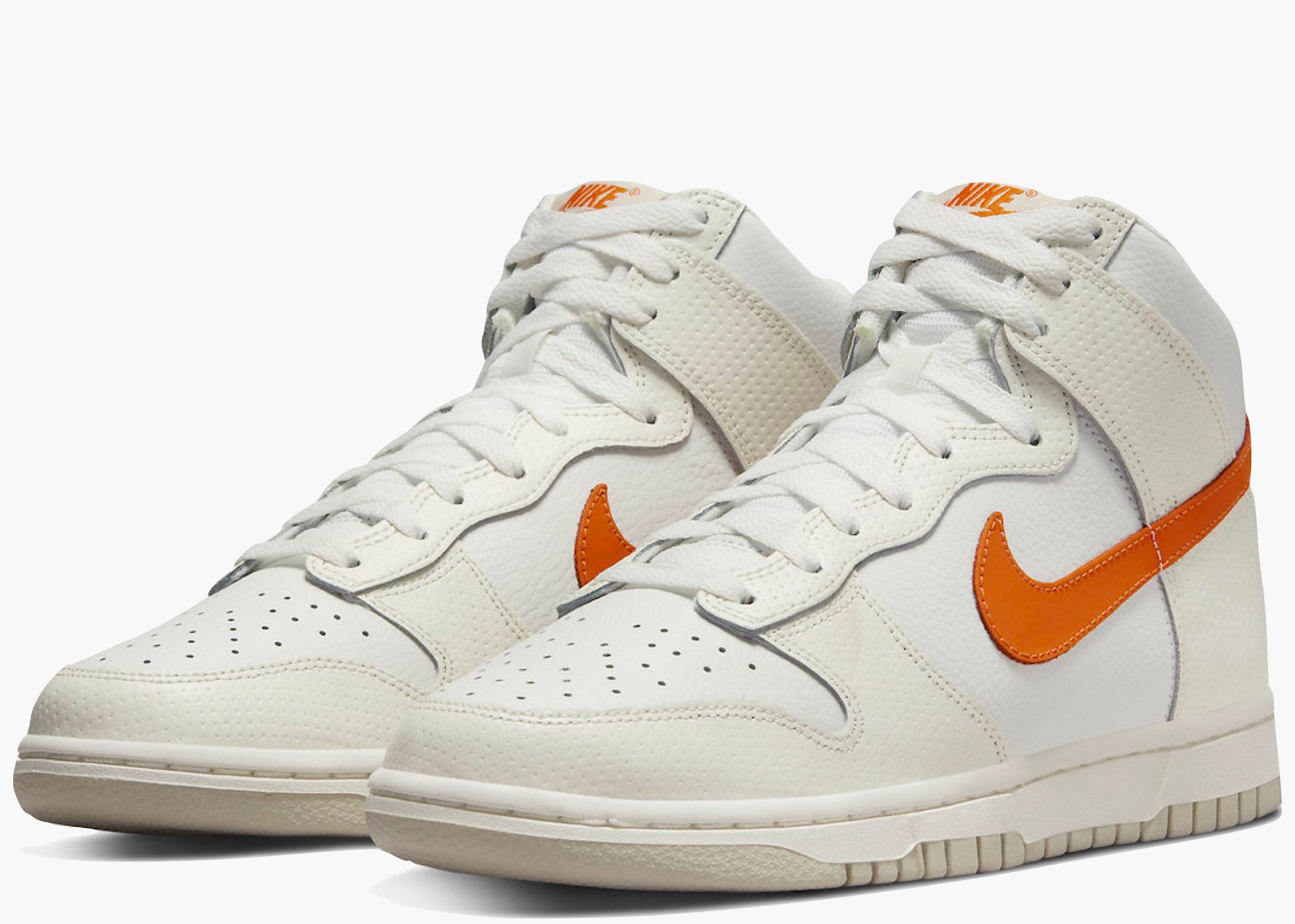 Nike Dunk High White Orange Hype Clothinga Limited Edition