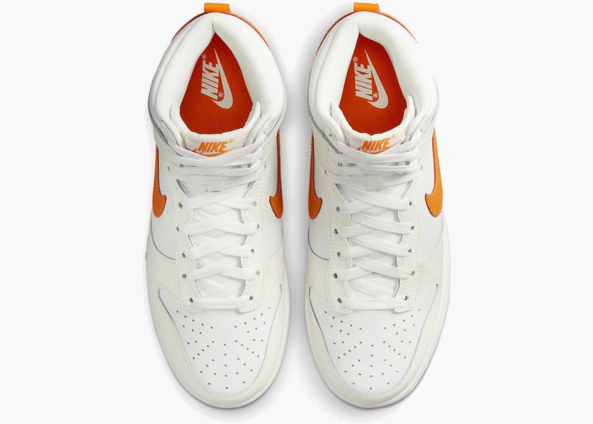 Nike Dunk High White Orange Hype Clothinga Limited Edition