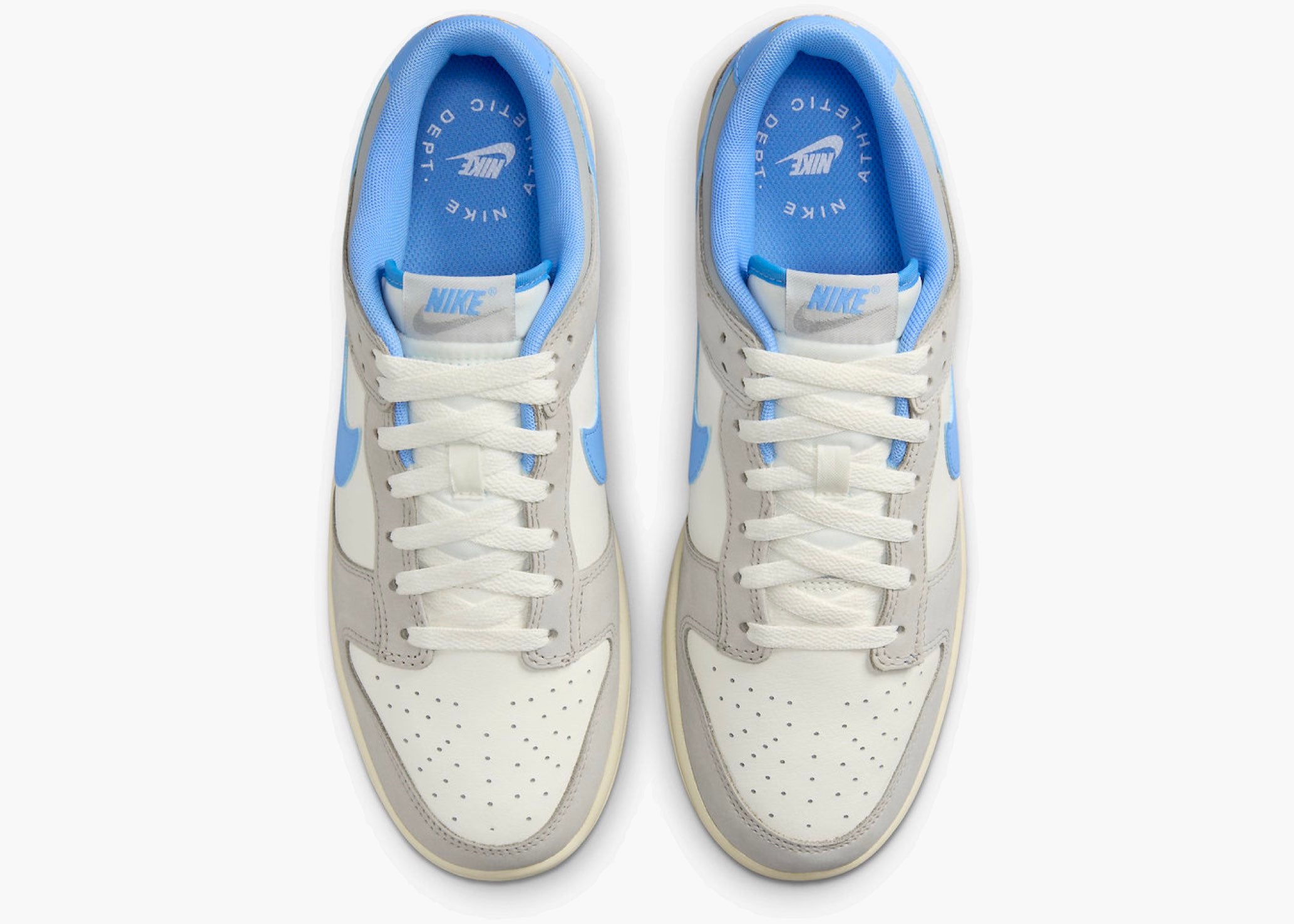 Nike Dunk Low Athletic Department Light Smoke Grey University Blue FN7488-133 Hype Clothinga Limited Edition