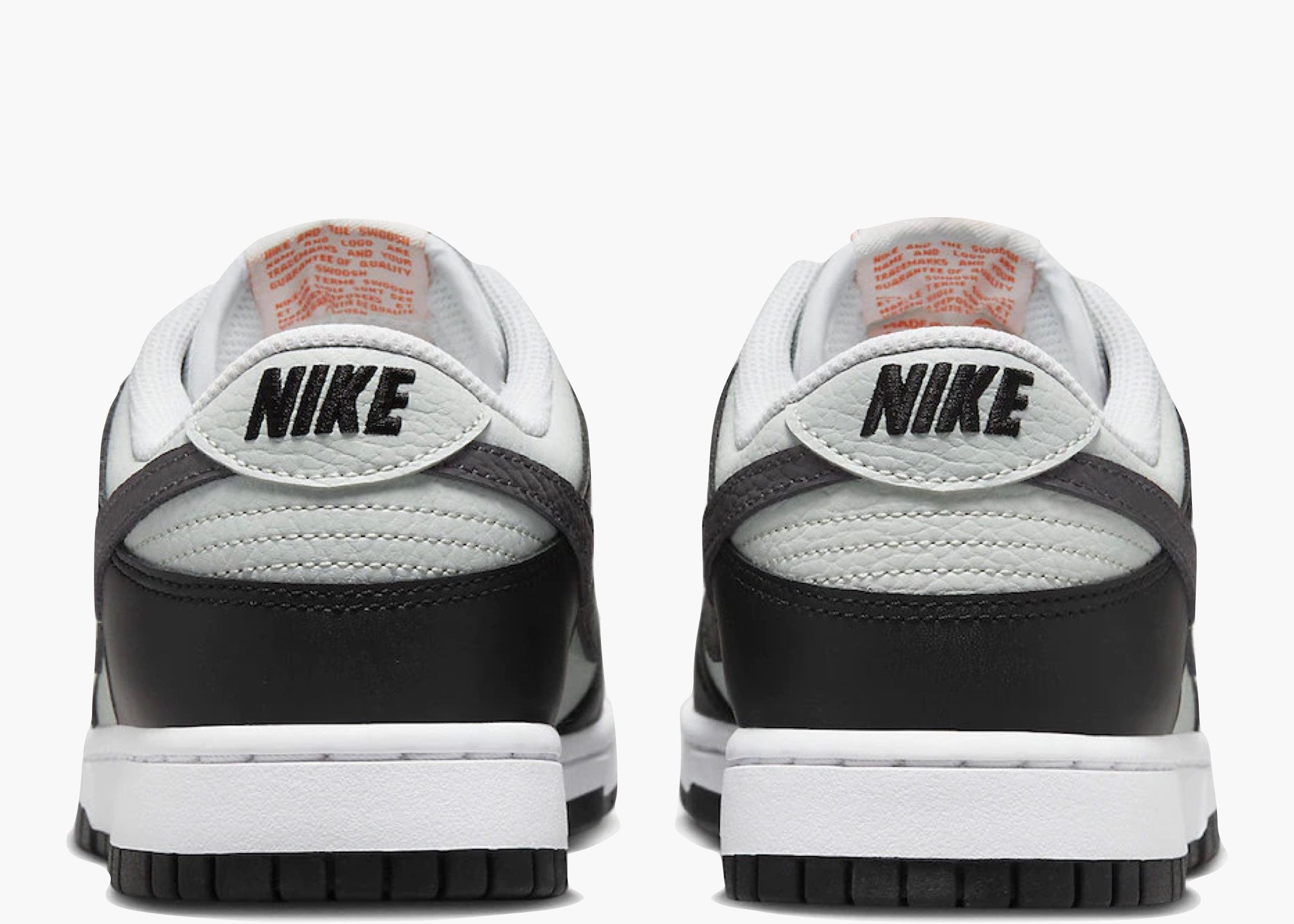 Nike Dunk Low Black Bright Mandarin Mini Swoosh (GS) FN7784-001 Hype Clothinga Limited Edition